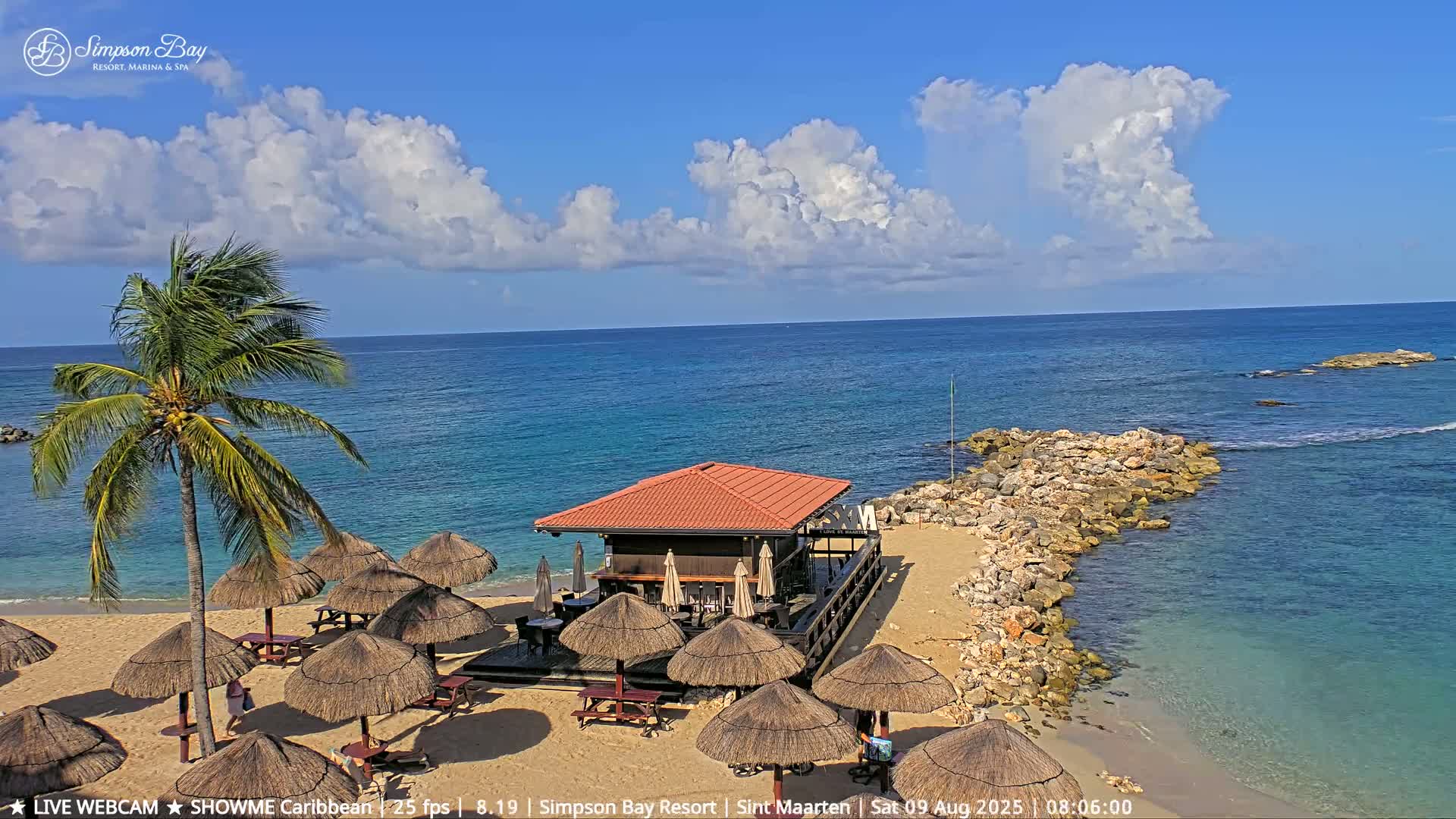 Carribean, Atlantic Ocean, Simpson Bay & Village Live Cam - Simpson Bay, Sint Maarten, Netherland