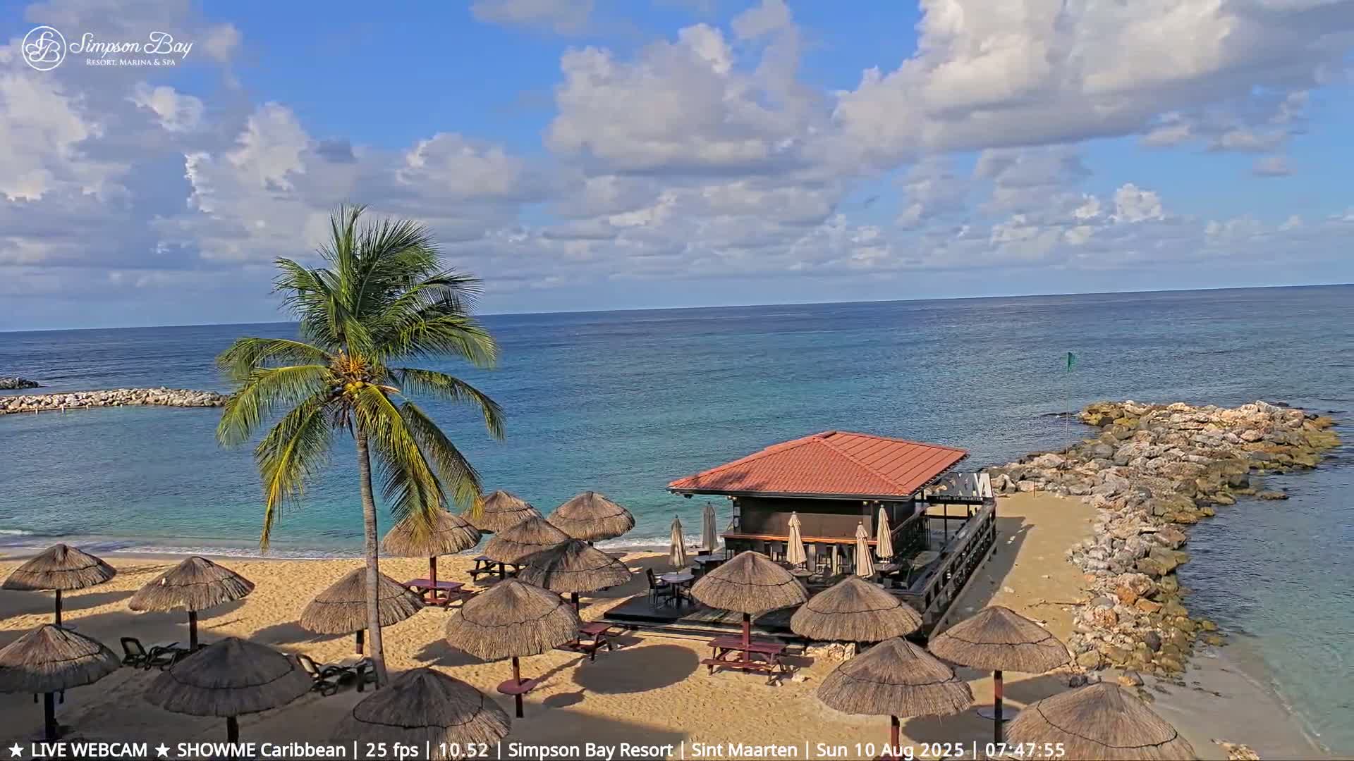Carribean, Atlantic Ocean, Simpson Bay & Village Live Cam - Simpson Bay, Sint Maarten, Netherland