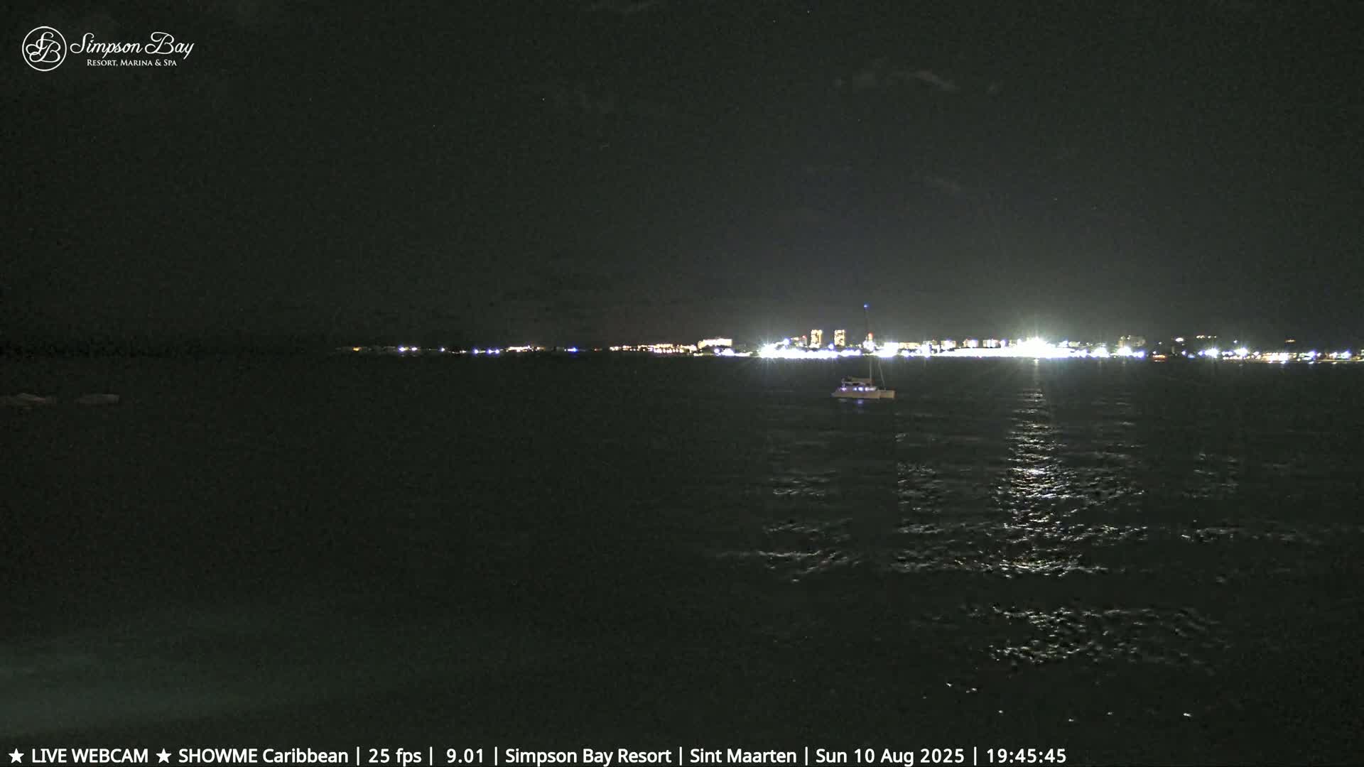 Carribean, Atlantic Ocean, Simpson Bay & Village Live Cam - Simpson Bay, Sint Maarten, Netherland