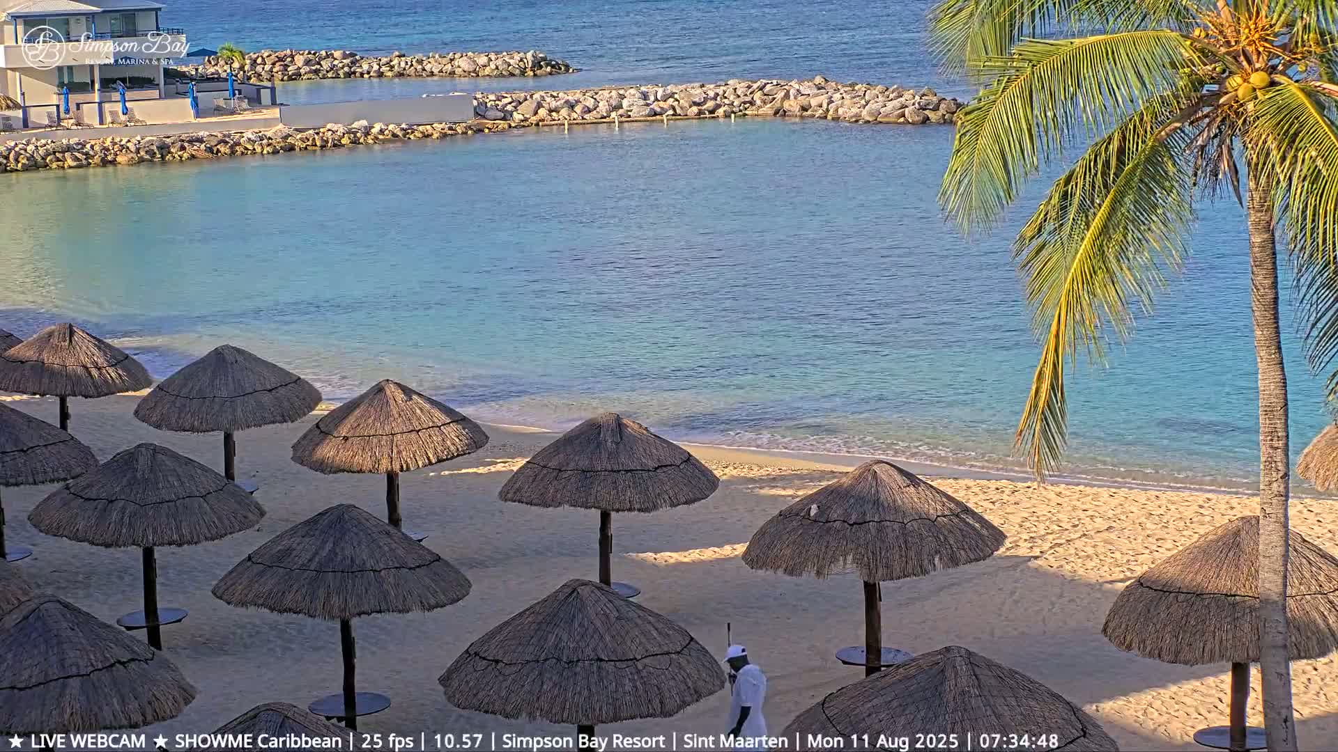 Carribean, Atlantic Ocean, Simpson Bay & Village Live Cam - Simpson Bay, Sint Maarten, Netherland
