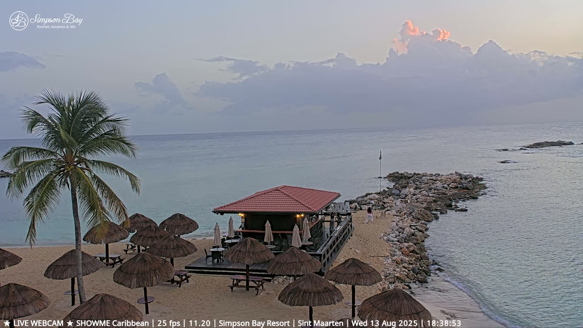 Carribean, Atlantic Ocean, Simpson Bay & Village Live Cam - Simpson Bay, Sint Maarten, Netherland