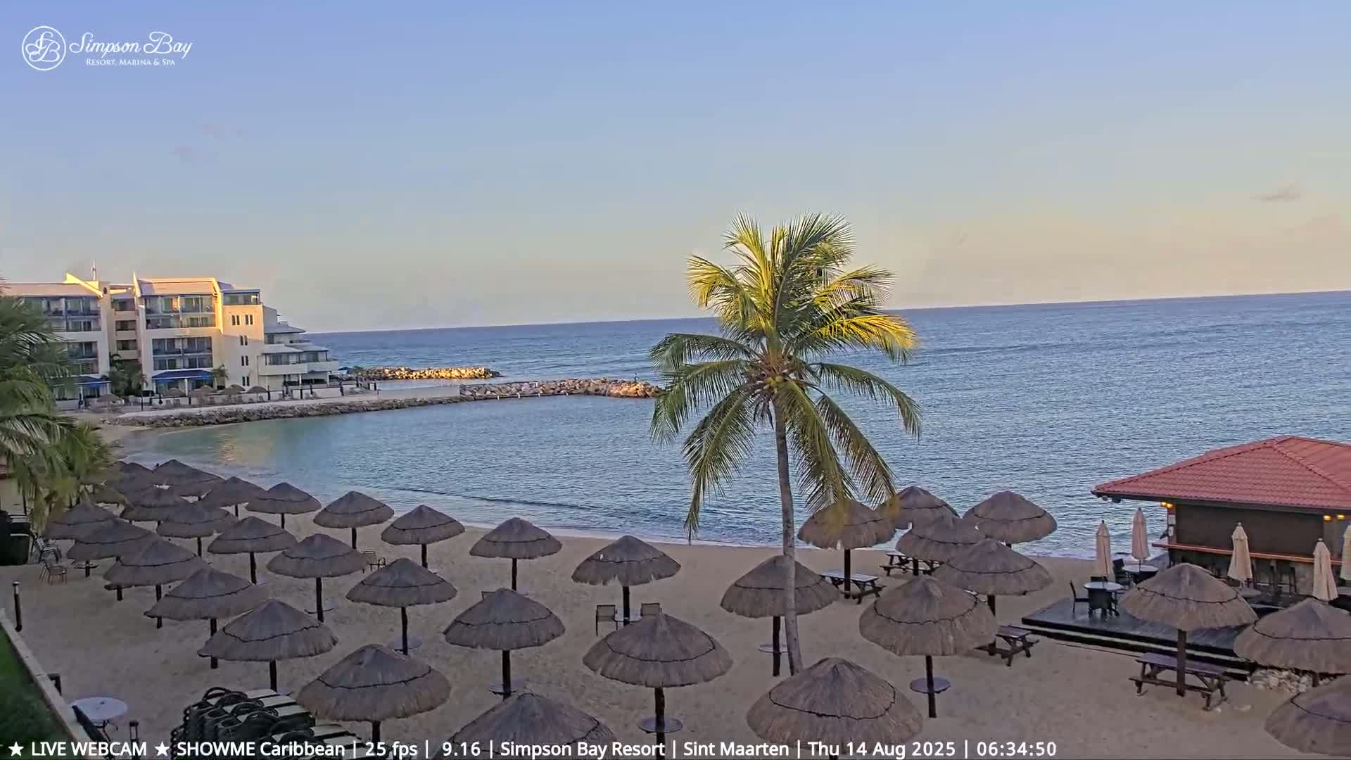 Carribean, Atlantic Ocean, Simpson Bay & Village Live Cam - Simpson Bay, Sint Maarten, Netherland