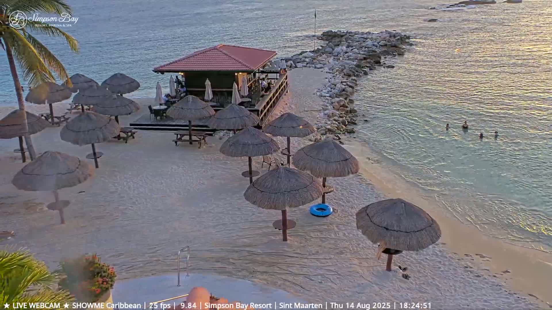 Carribean, Atlantic Ocean, Simpson Bay & Village Live Cam - Simpson Bay, Sint Maarten, Netherland