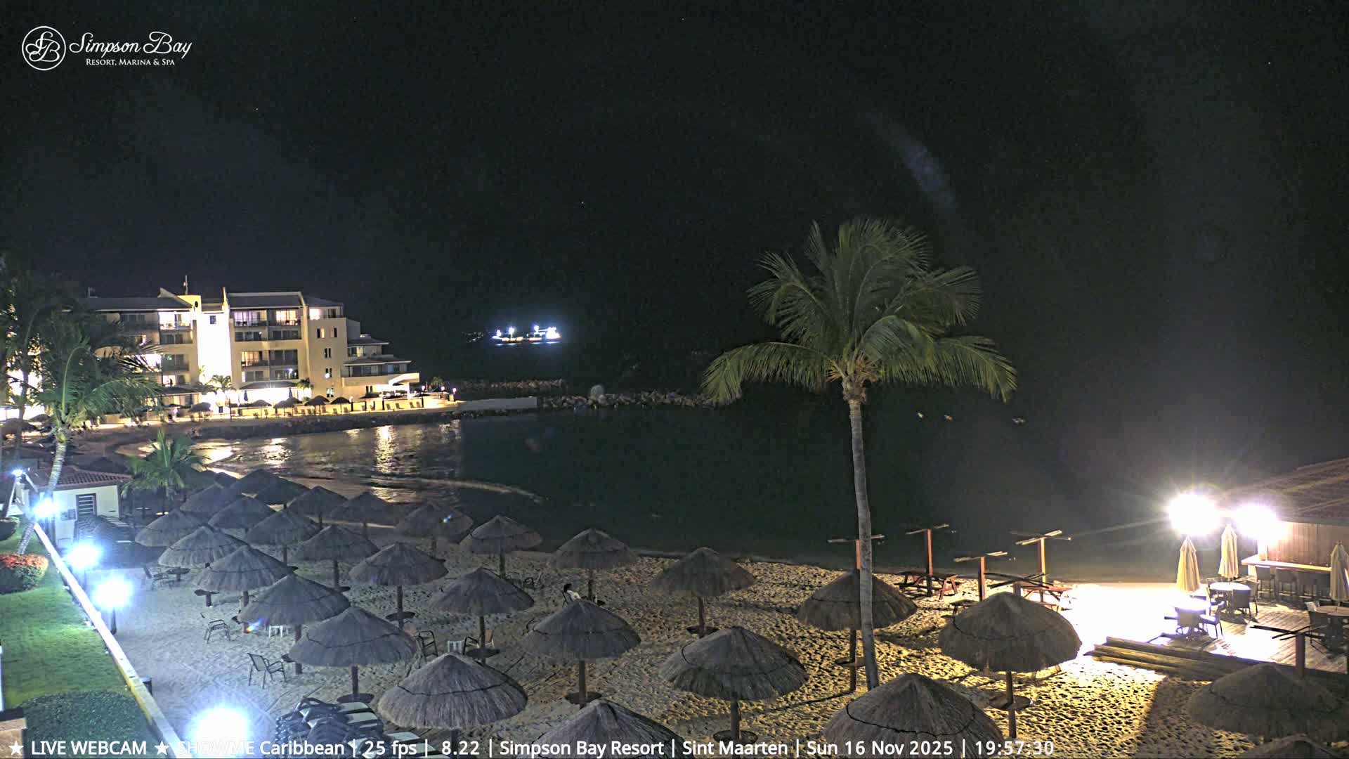 Carribean, Atlantic Ocean, Simpson Bay & Village Live Cam - Simpson Bay, Sint Maarten, Netherland
