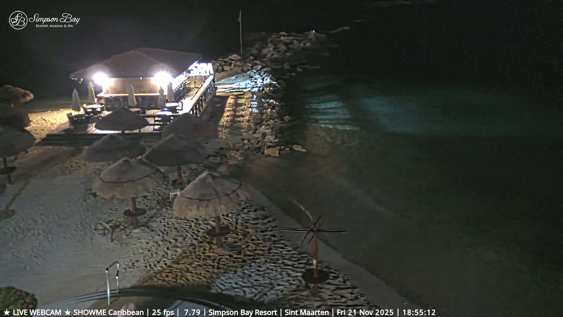 Carribean, Atlantic Ocean, Simpson Bay & Village Live Cam - Simpson Bay, Sint Maarten, Netherland