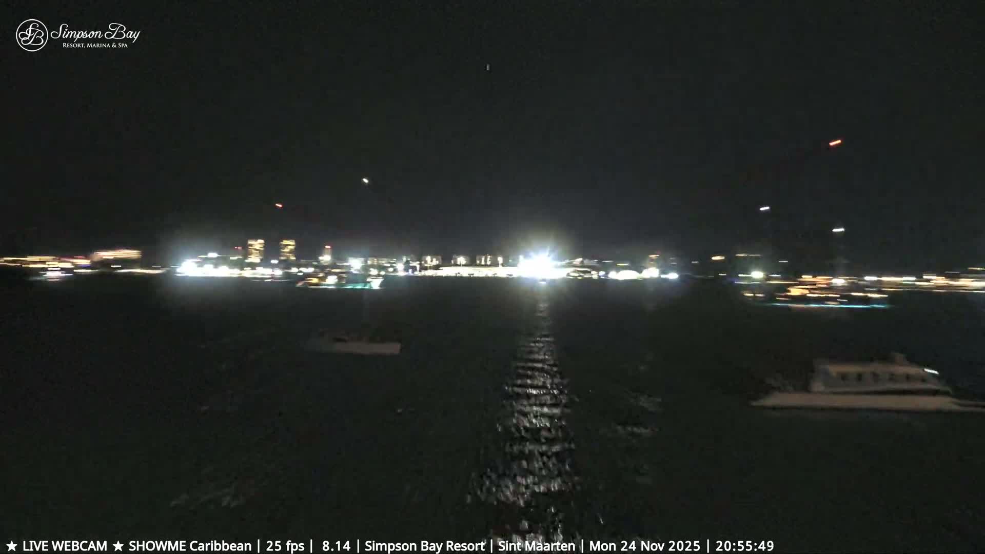 Carribean, Atlantic Ocean, Simpson Bay & Village Live Cam - Simpson Bay, Sint Maarten, Netherland