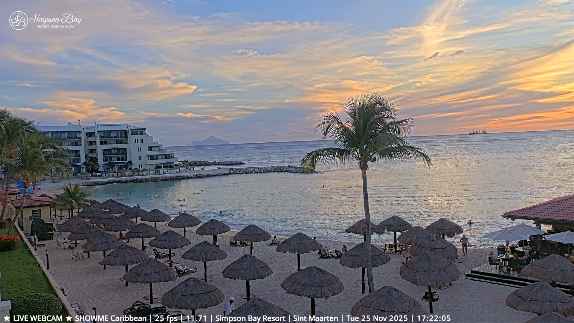 Carribean, Atlantic Ocean, Simpson Bay & Village Live Cam - Simpson Bay, Sint Maarten, Netherland