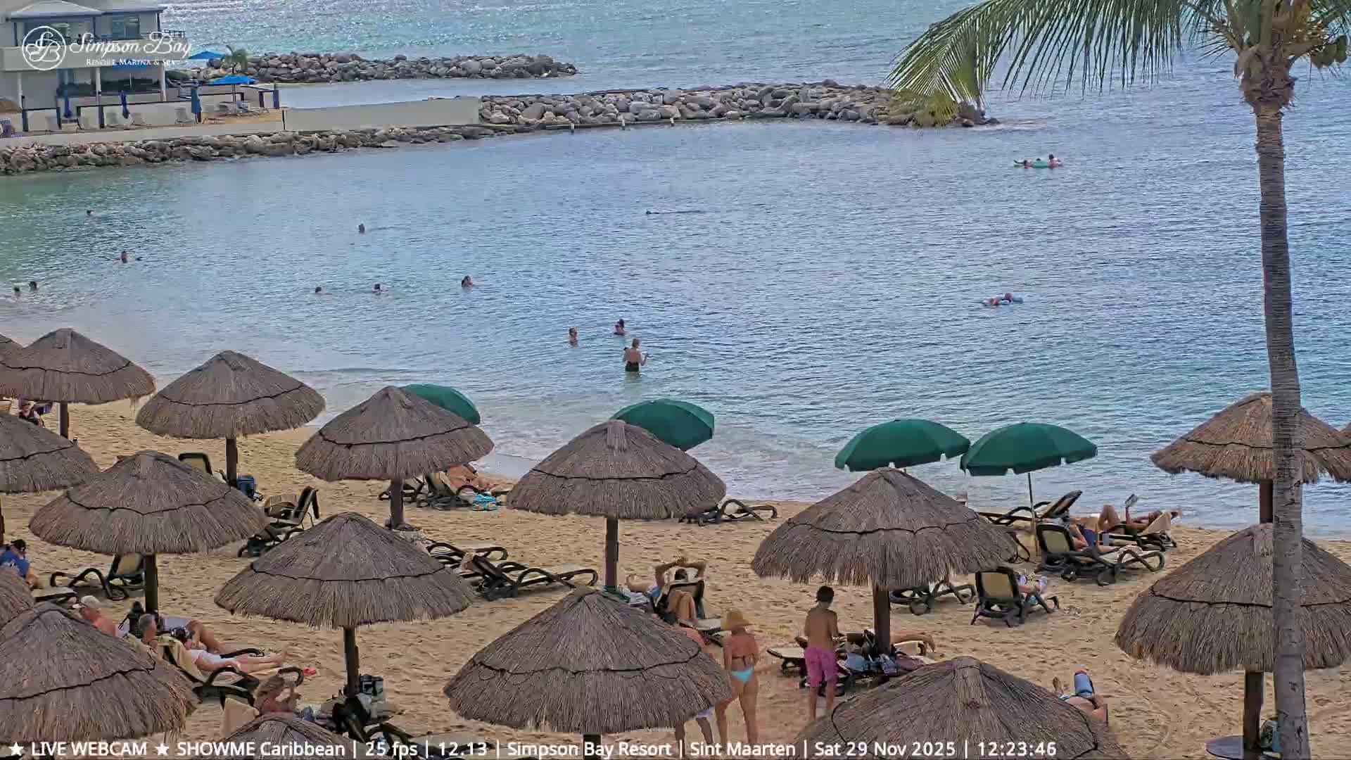 Carribean, Atlantic Ocean, Simpson Bay & Village Live Cam - Simpson Bay, Sint Maarten, Netherland