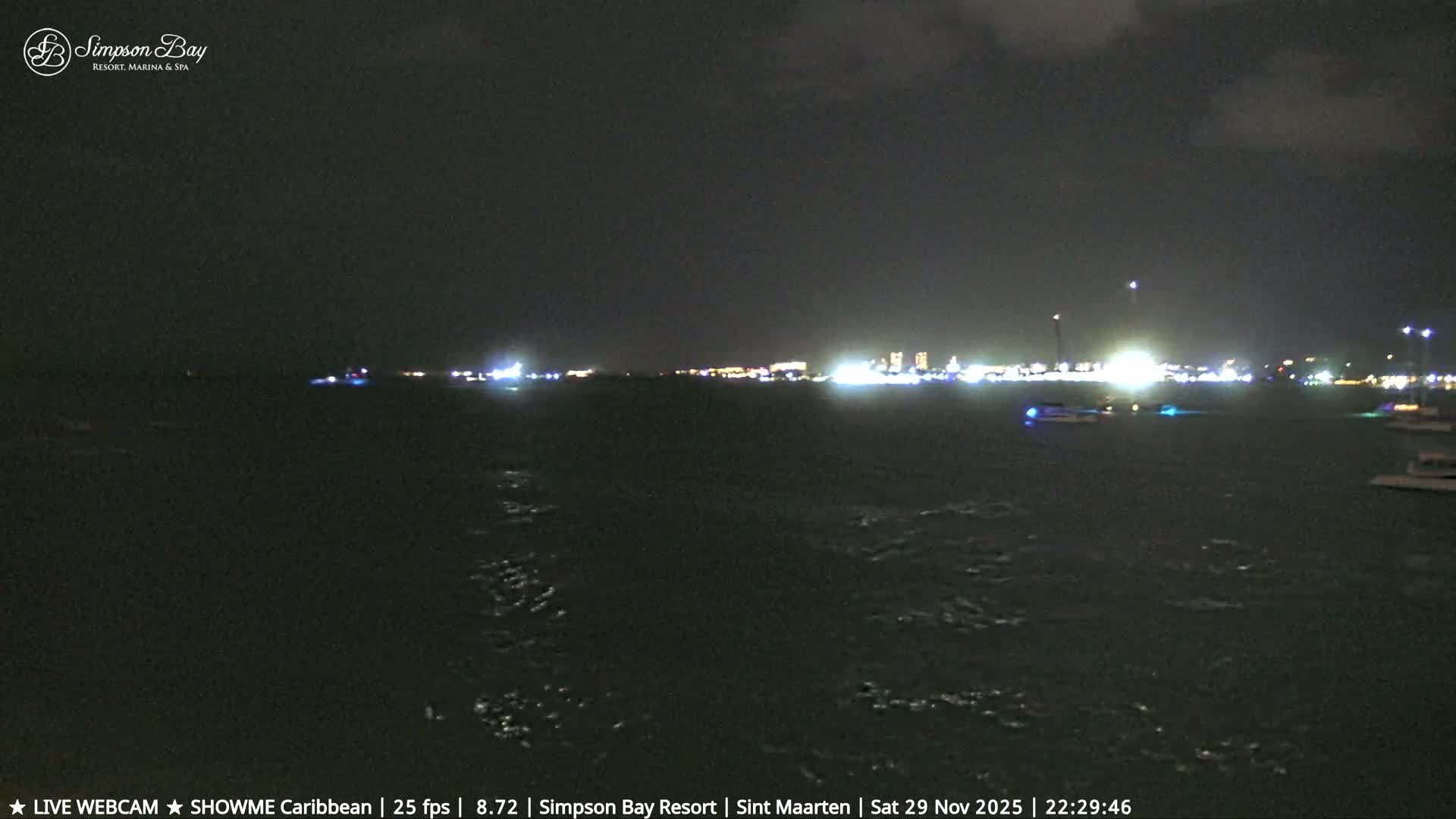 Carribean, Atlantic Ocean, Simpson Bay & Village Live Cam - Simpson Bay, Sint Maarten, Netherland