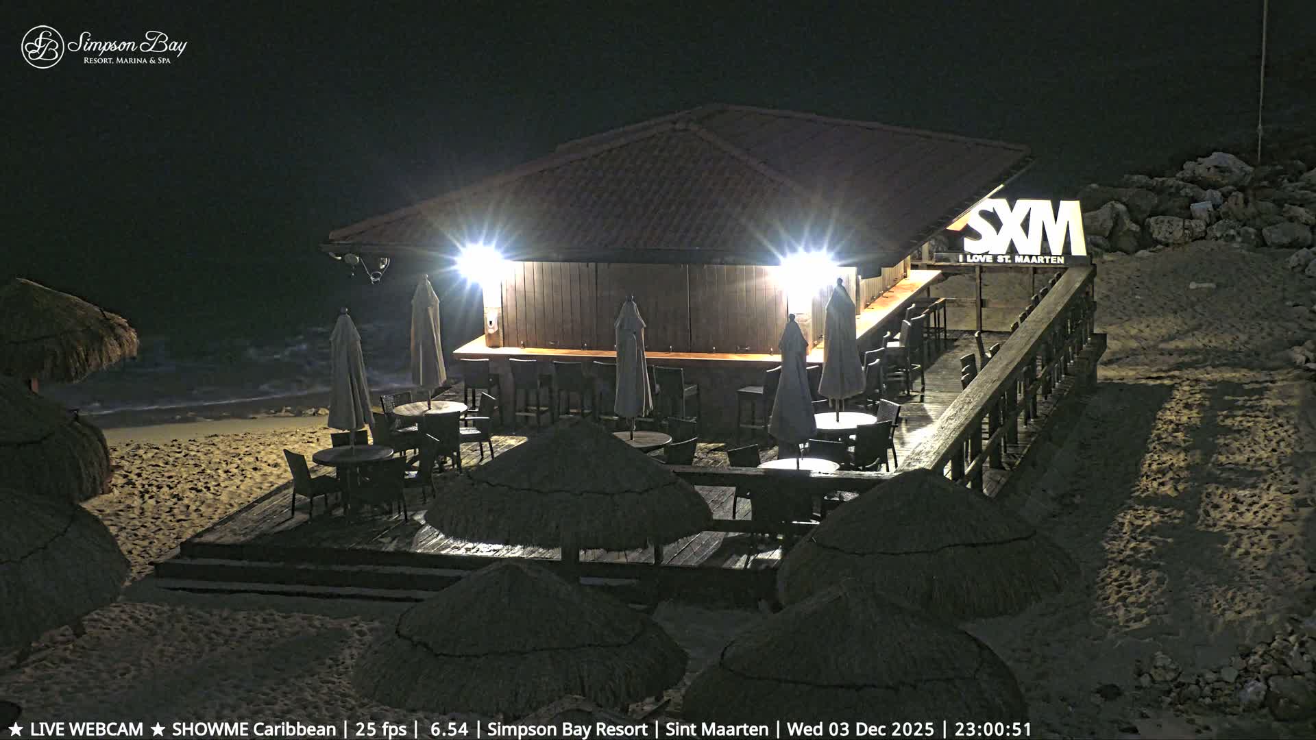 Carribean, Atlantic Ocean, Simpson Bay & Village Live Cam - Simpson Bay, Sint Maarten, Netherland