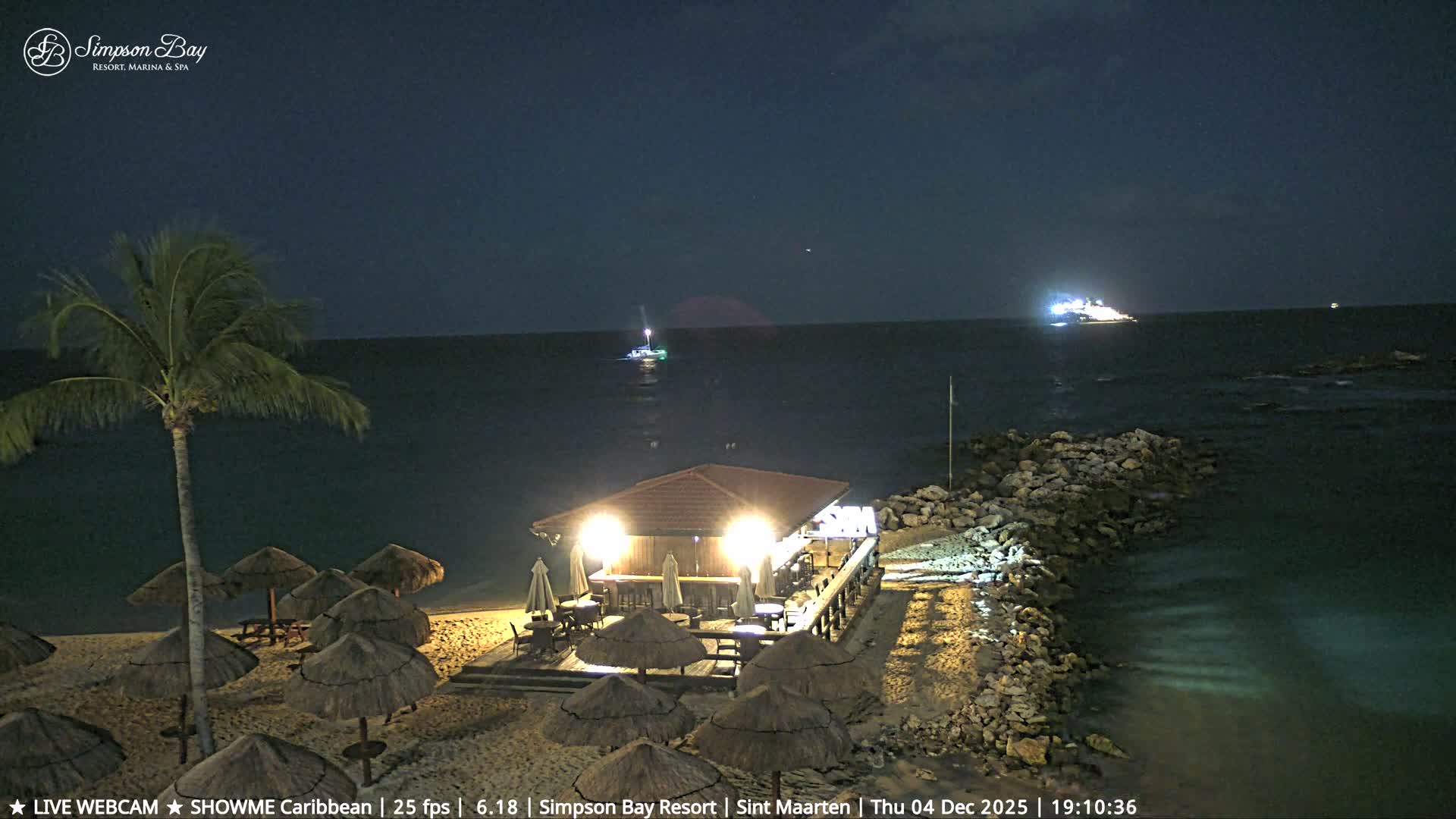 Carribean, Atlantic Ocean, Simpson Bay & Village Live Cam - Simpson Bay, Sint Maarten, Netherland