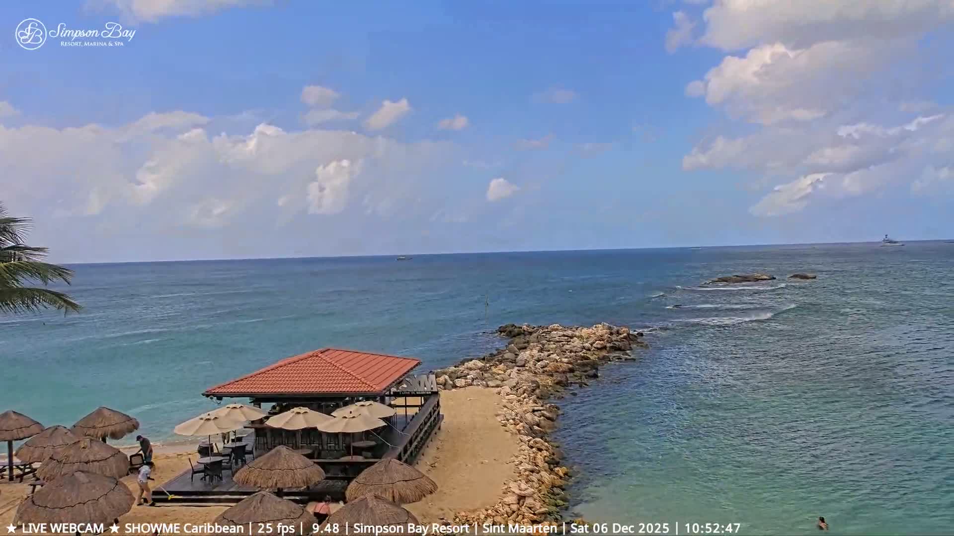 Carribean, Atlantic Ocean, Simpson Bay & Village Live Cam - Simpson Bay, Sint Maarten, Netherland