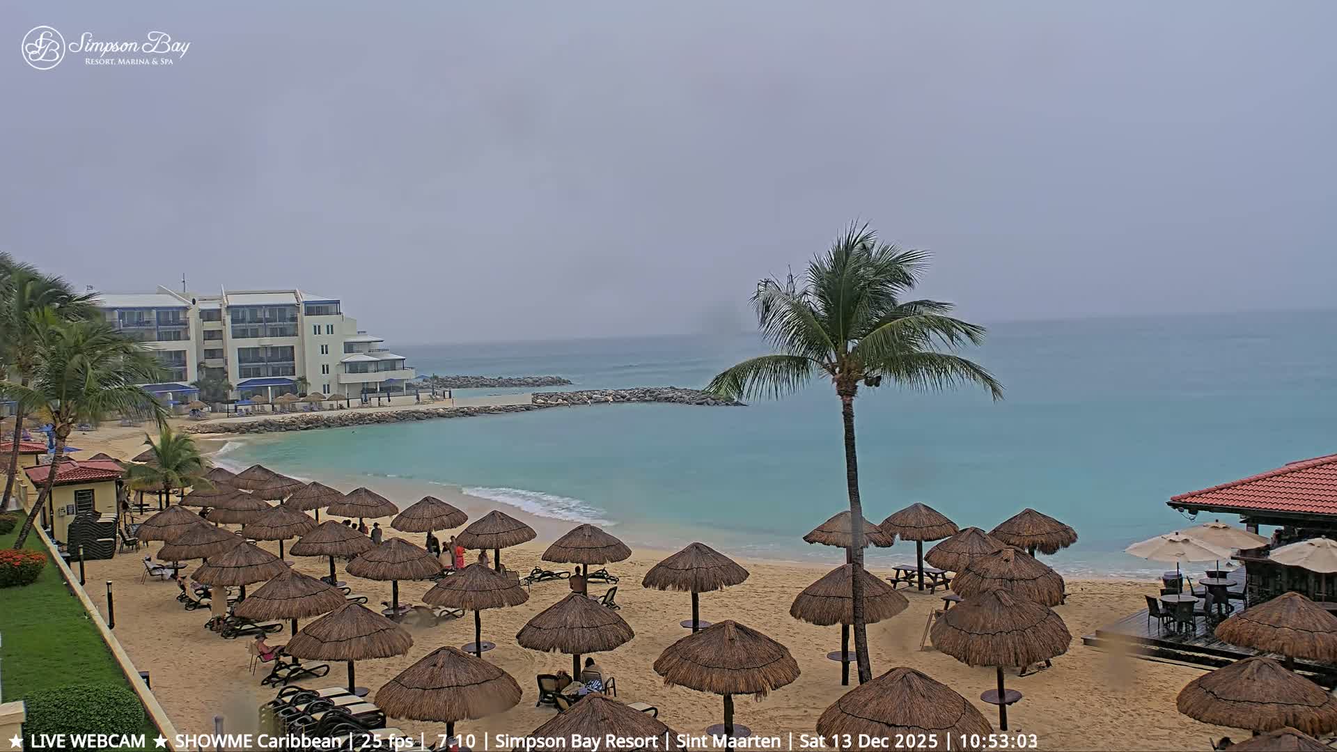 Carribean, Atlantic Ocean, Simpson Bay & Village Live Cam - Simpson Bay, Sint Maarten, Netherland
