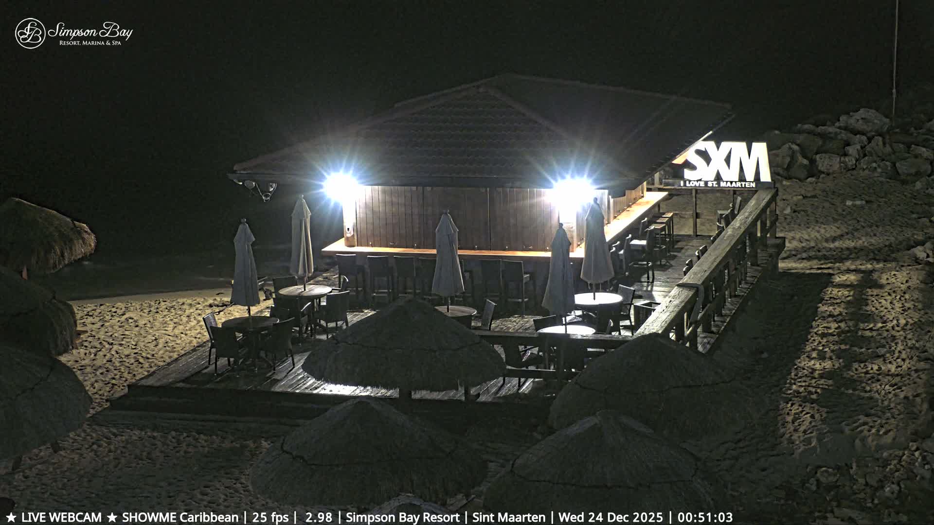 Carribean, Atlantic Ocean, Simpson Bay & Village Live Cam - Simpson Bay, Sint Maarten, Netherland