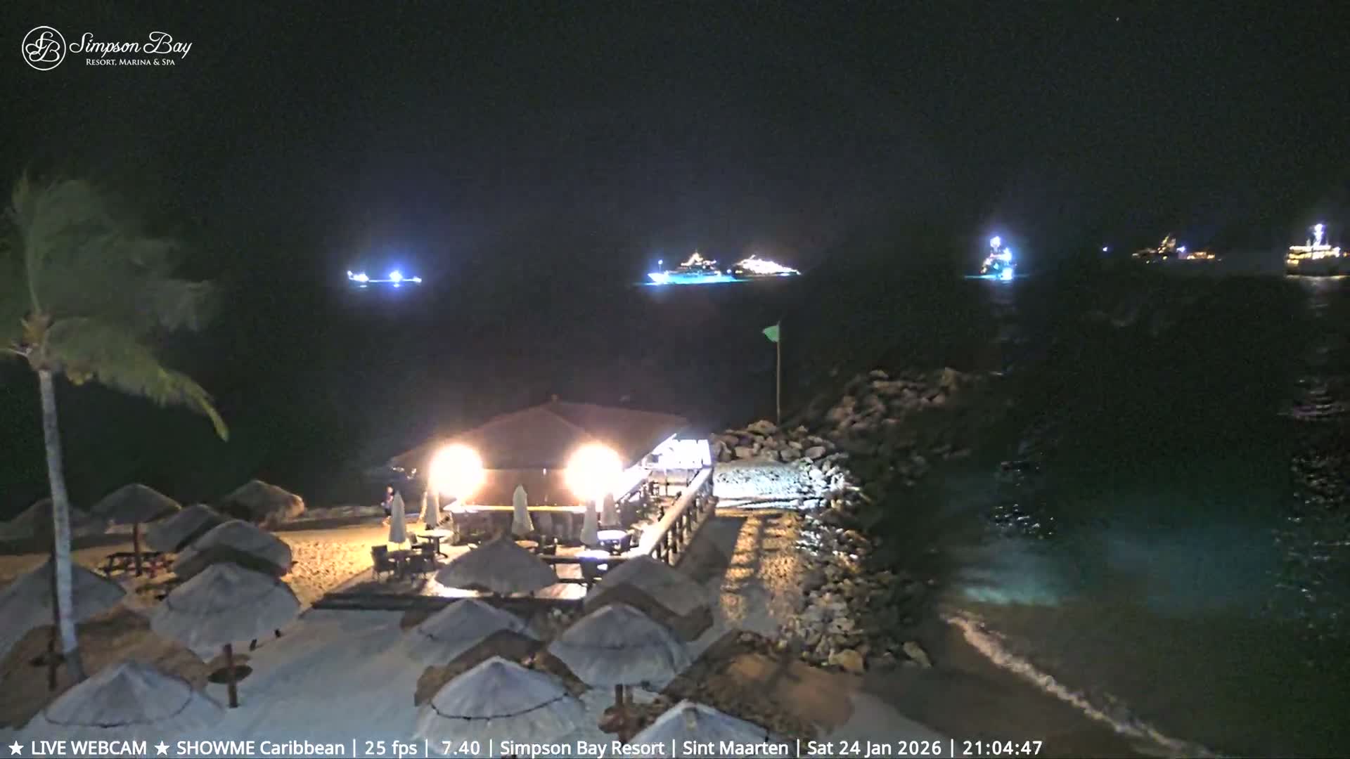 Carribean, Atlantic Ocean, Simpson Bay & Village Live Cam - Simpson Bay, Sint Maarten, Netherland