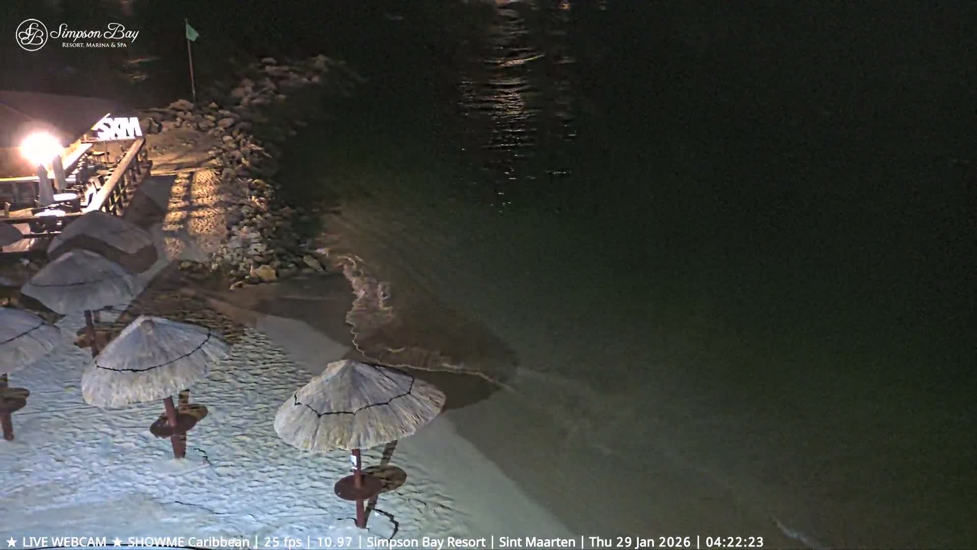 Carribean, Atlantic Ocean, Simpson Bay & Village Live Cam - Simpson Bay, Sint Maarten, Netherland