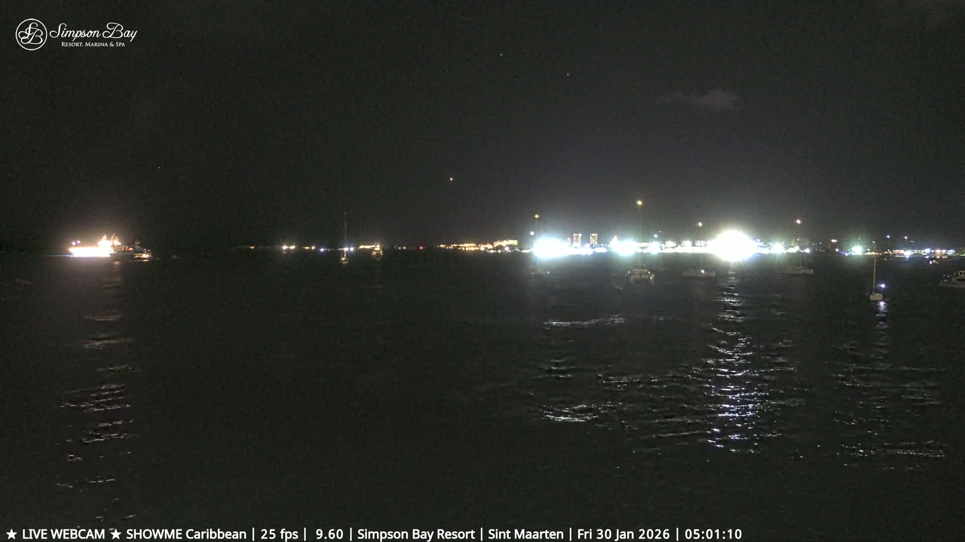 Carribean, Atlantic Ocean, Simpson Bay & Village Live Cam - Simpson Bay, Sint Maarten, Netherland