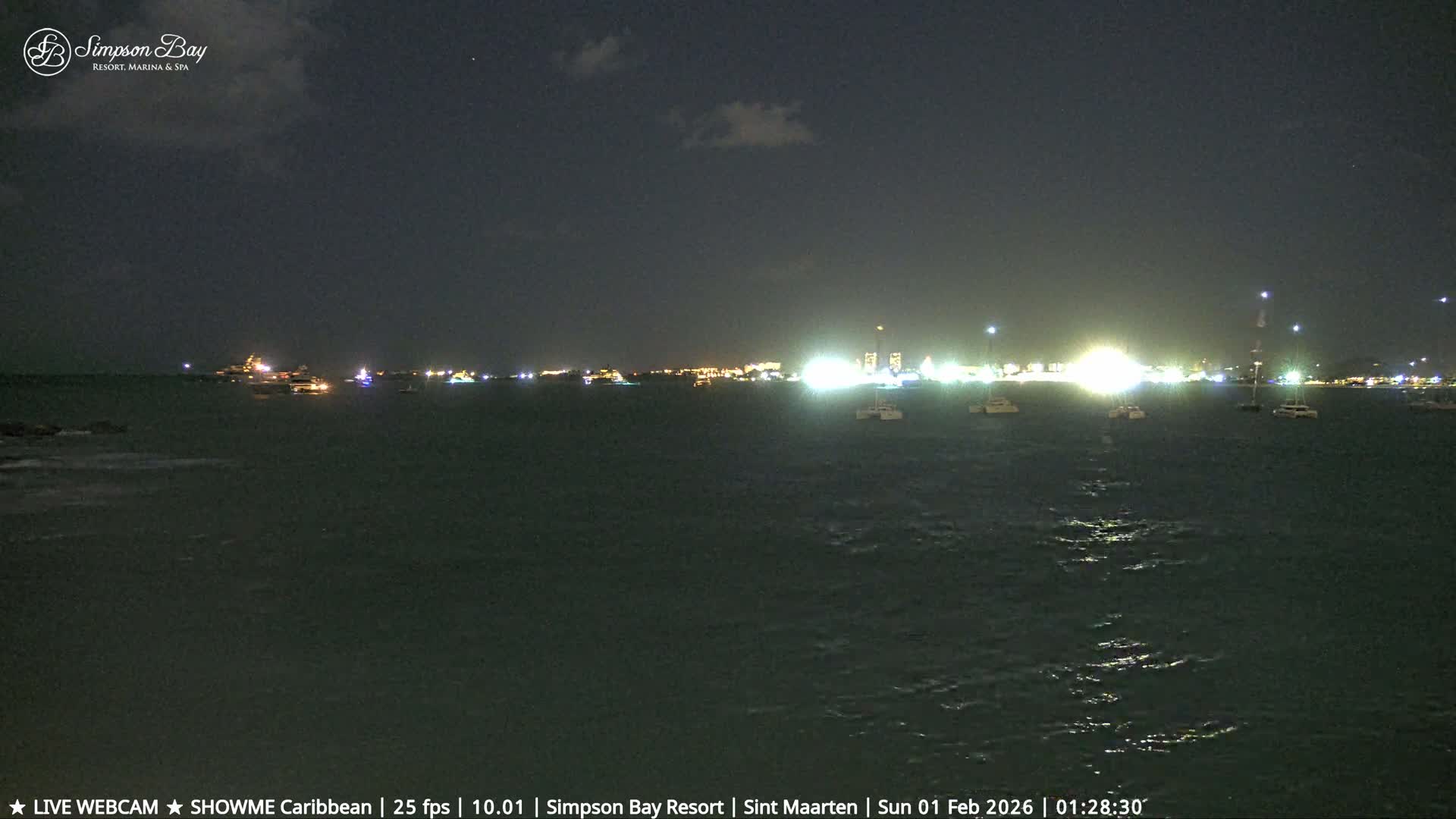 Carribean, Atlantic Ocean, Simpson Bay & Village Live Cam - Simpson Bay, Sint Maarten, Netherland