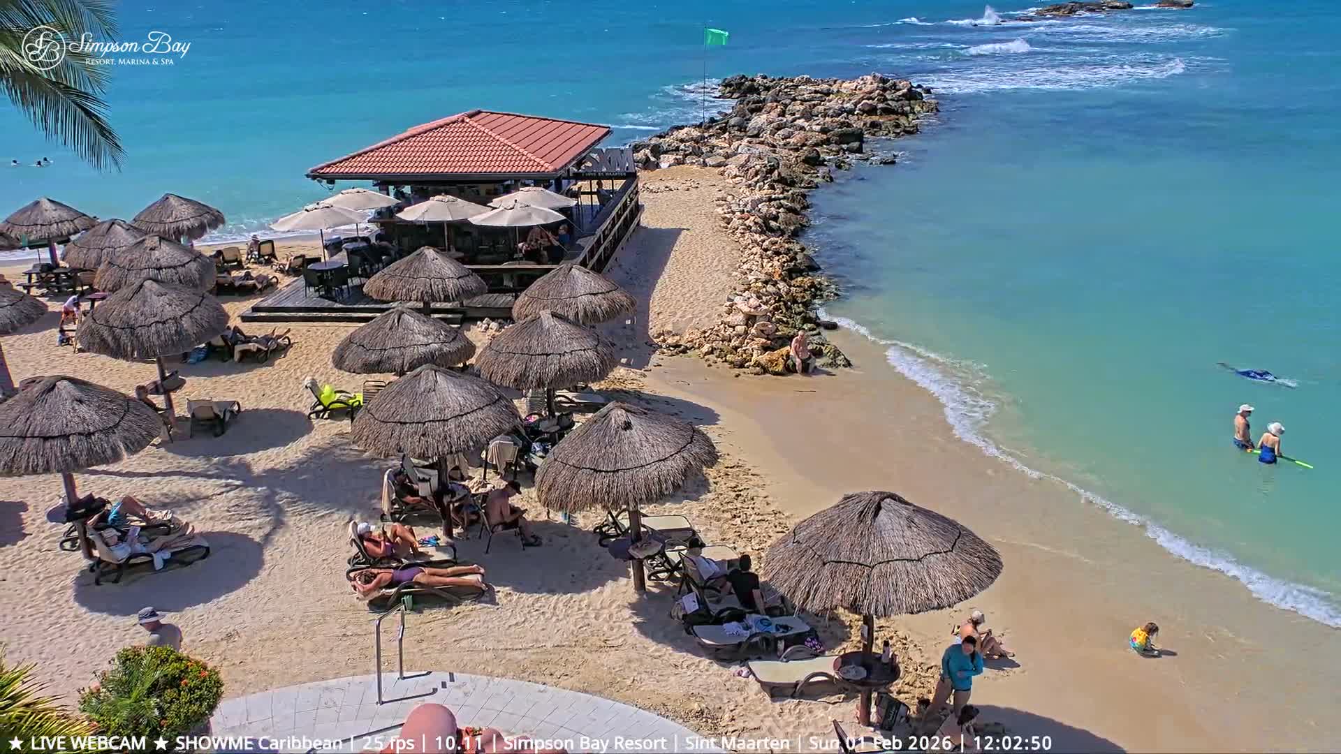 Carribean, Atlantic Ocean, Simpson Bay & Village Live Cam - Simpson Bay, Sint Maarten, Netherland