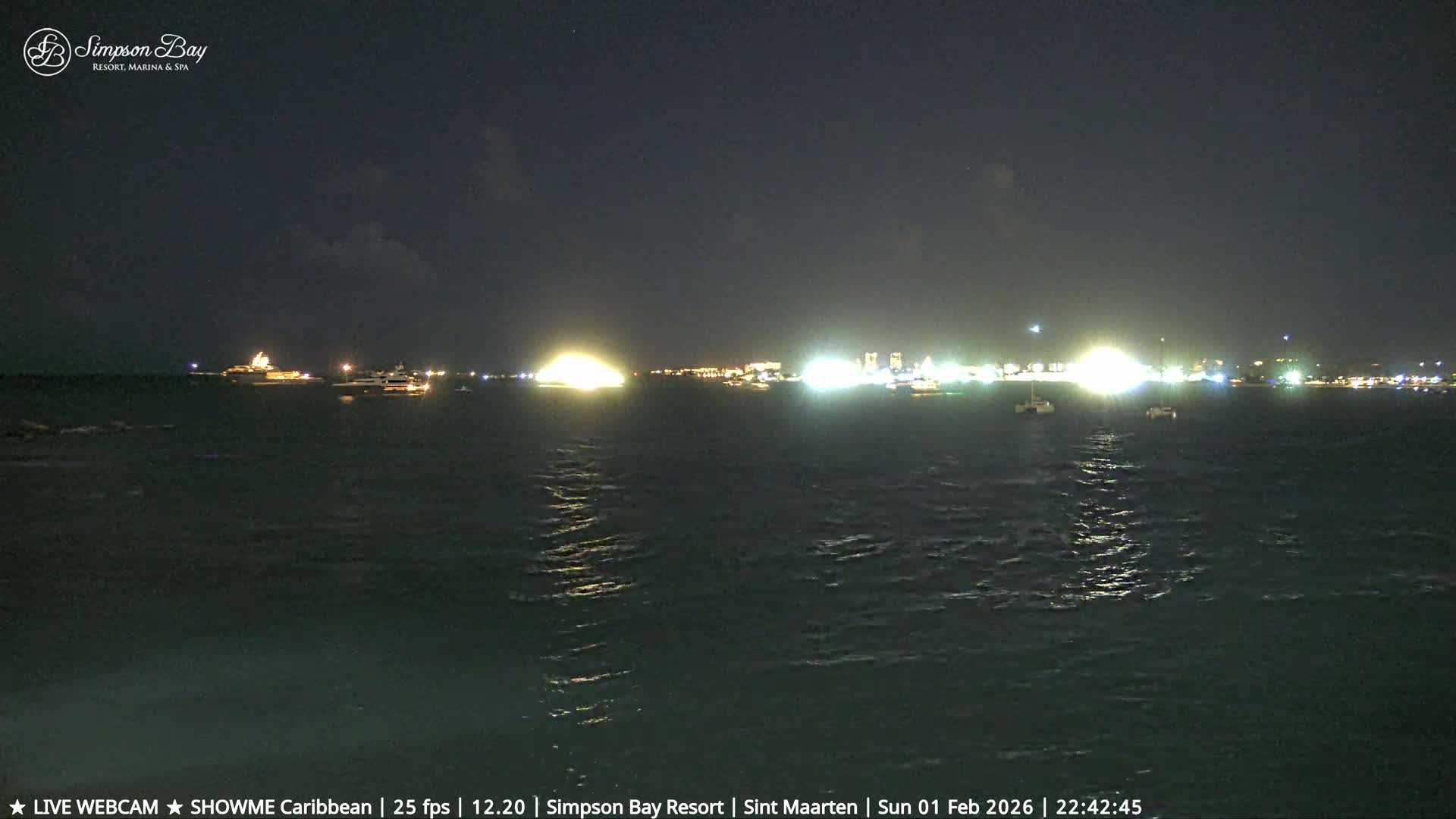 Carribean, Atlantic Ocean, Simpson Bay & Village Live Cam - Simpson Bay, Sint Maarten, Netherland