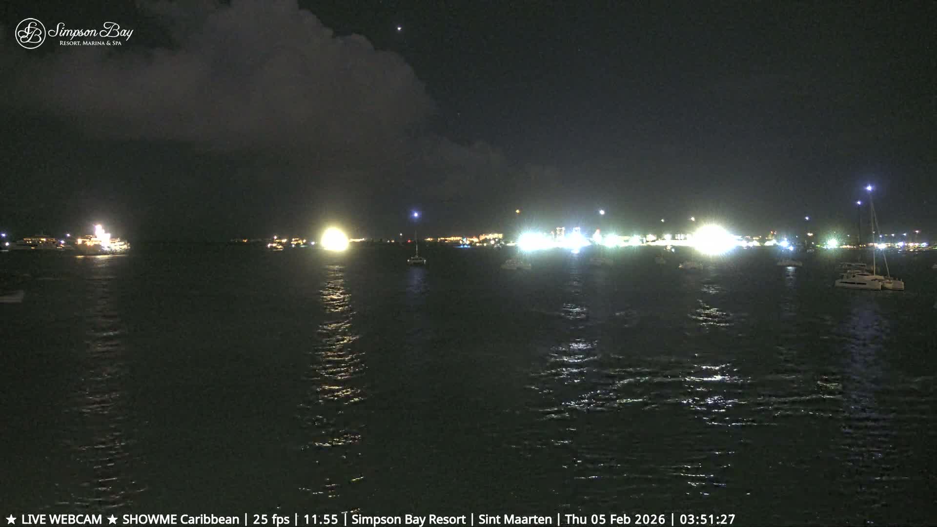 Carribean, Atlantic Ocean, Simpson Bay & Village Live Cam - Simpson Bay, Sint Maarten, Netherland