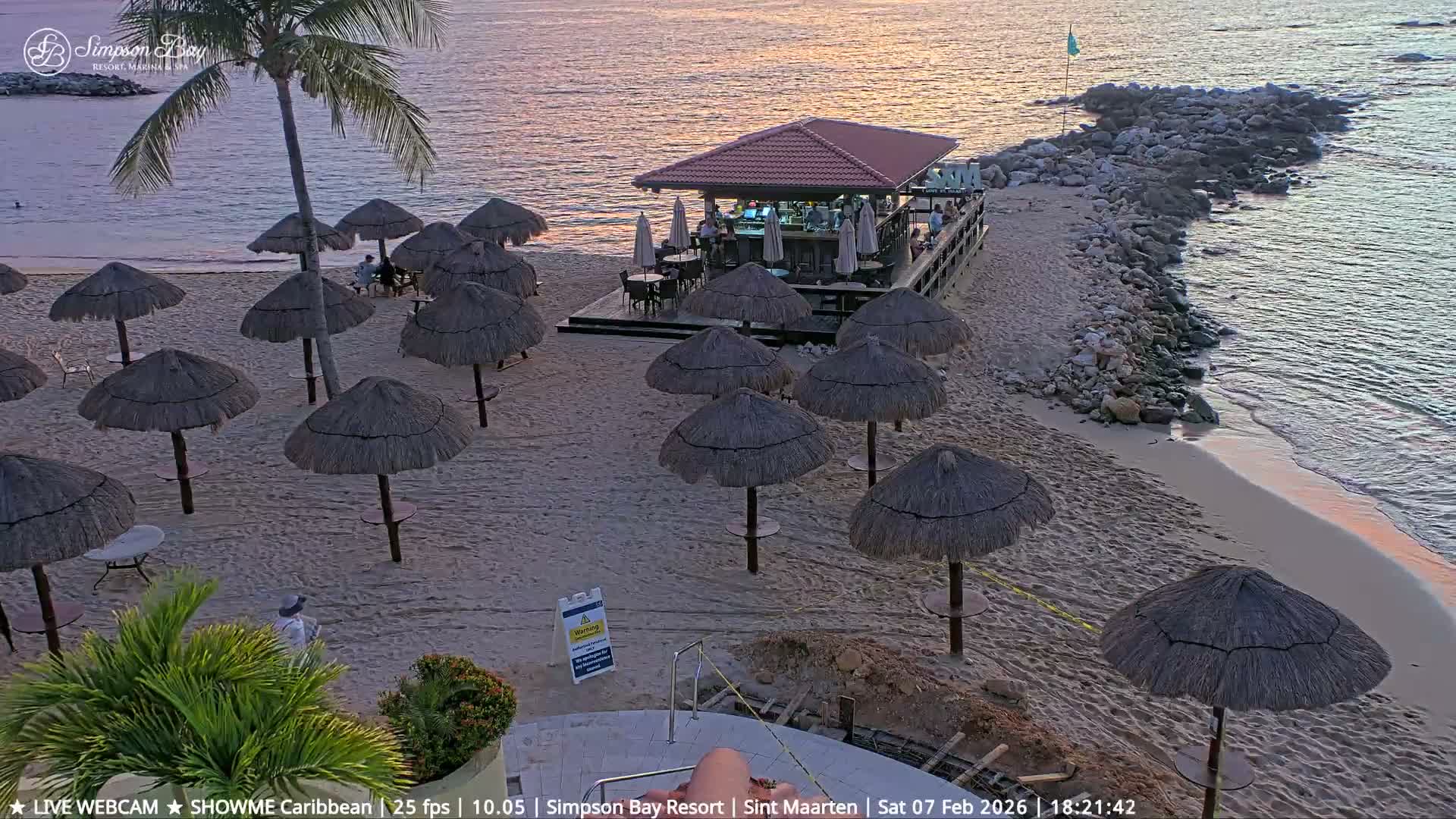 Carribean, Atlantic Ocean, Simpson Bay & Village Live Cam - Simpson Bay, Sint Maarten, Netherland