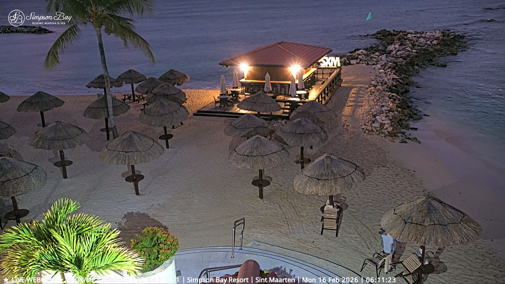 Carribean, Atlantic Ocean, Simpson Bay & Village Live Cam - Simpson Bay, Sint Maarten, Netherland