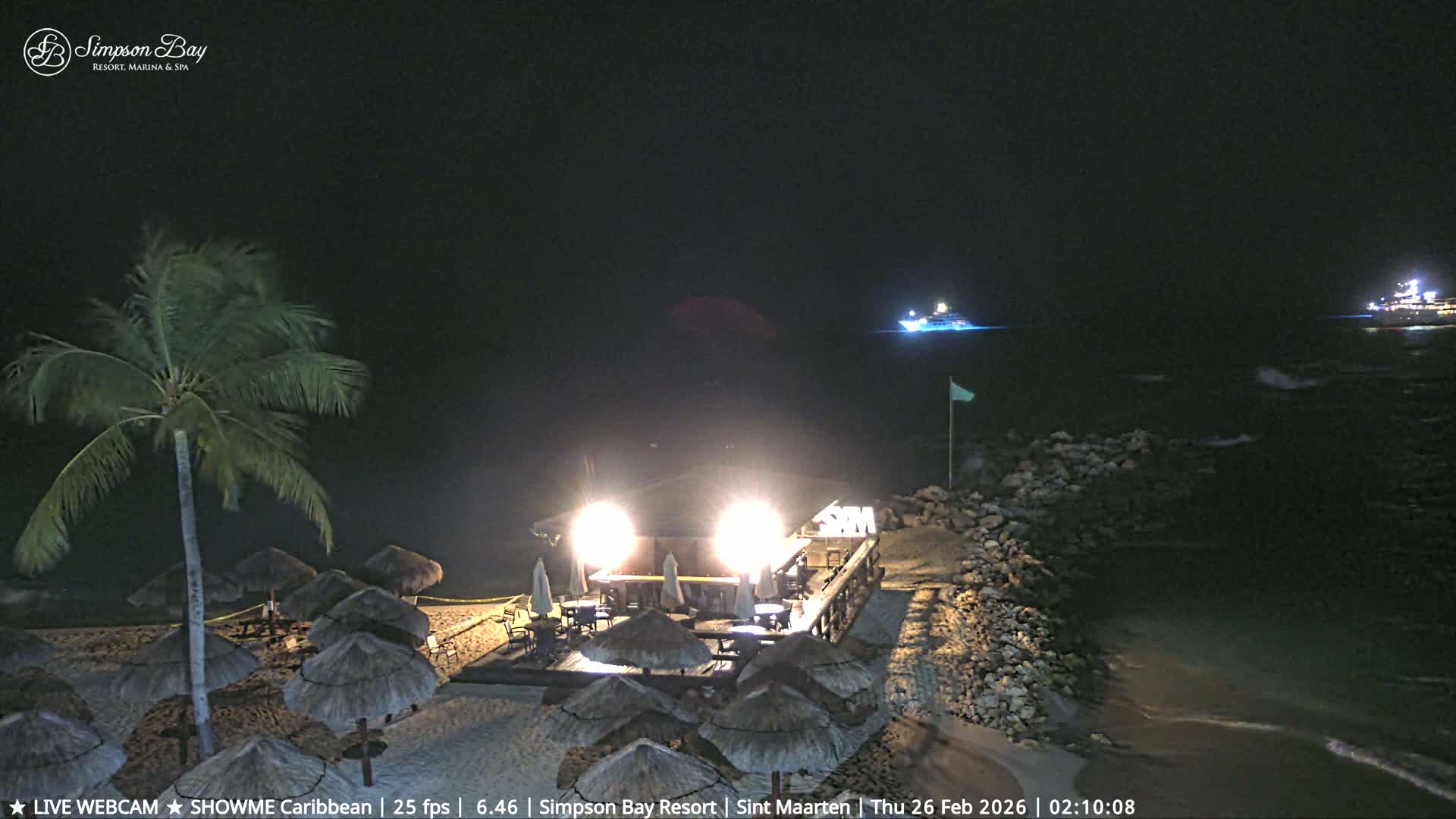 Carribean, Atlantic Ocean, Simpson Bay & Village Live Cam - Simpson Bay, Sint Maarten, Netherland