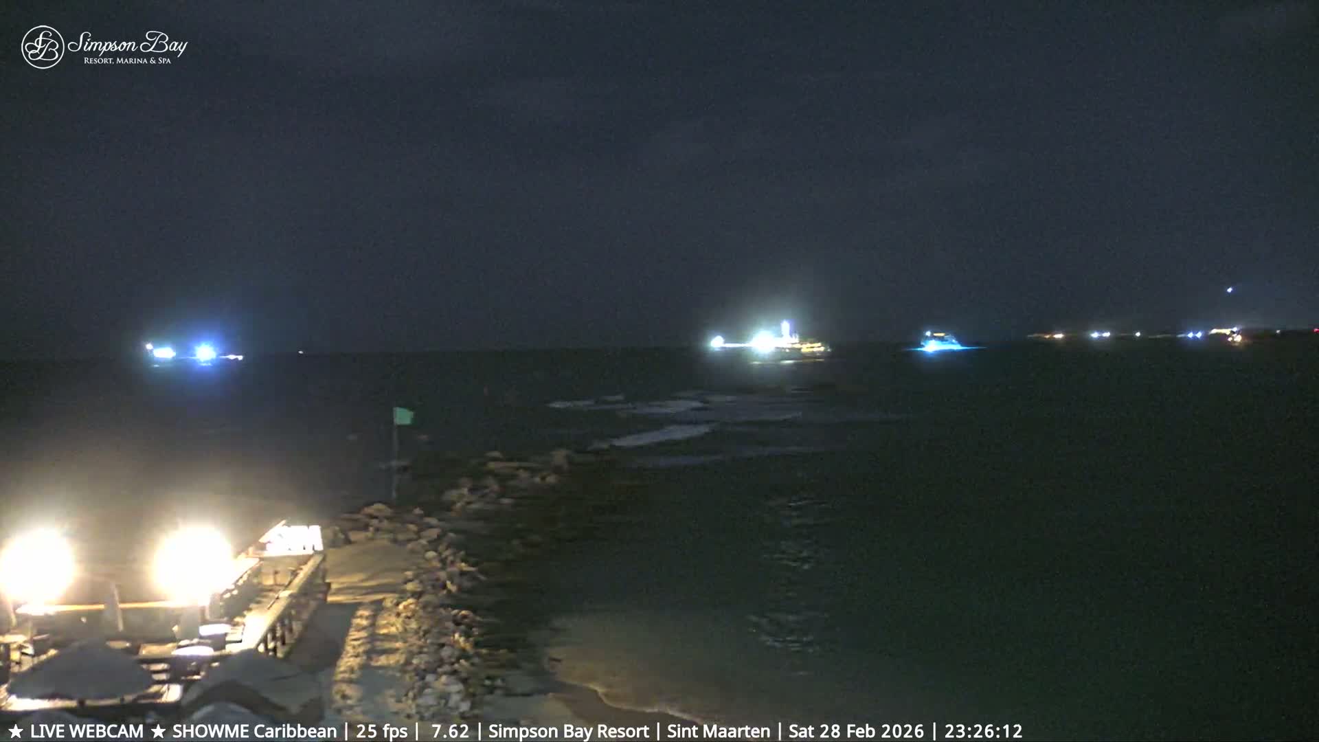 Carribean, Atlantic Ocean, Simpson Bay & Village Live Cam - Simpson Bay, Sint Maarten, Netherland