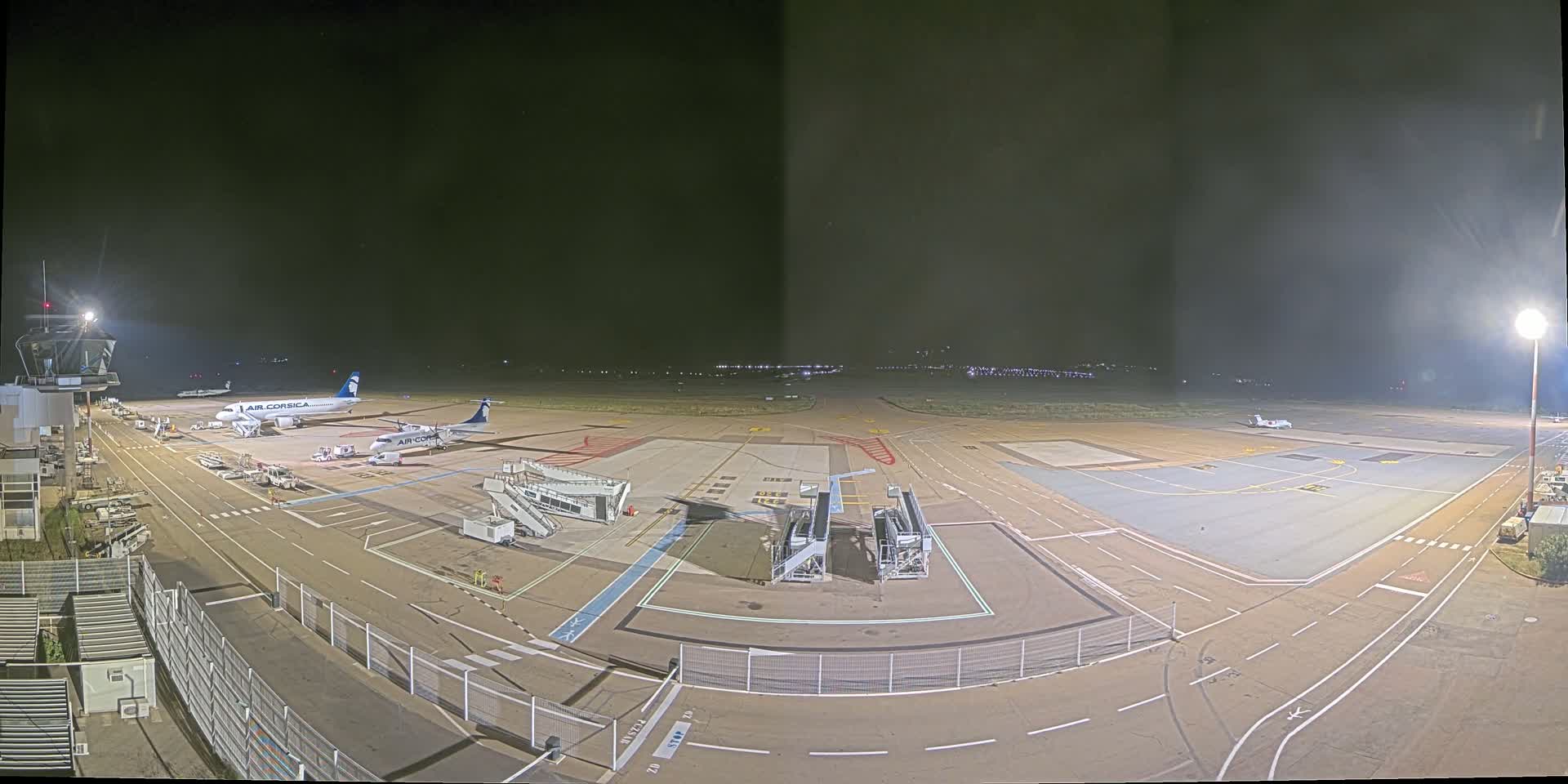 Corsica, Aeroport Figari Sud-Corse Airport FSC / LFKF Live Cam - Figari, Sartene, Corse-du-Sud, Corse, France
