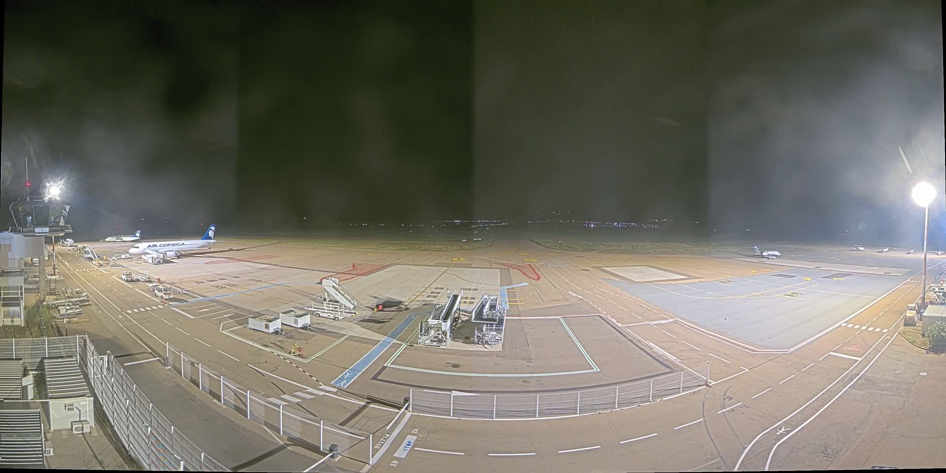Corsica, Aeroport Figari Sud-Corse Airport FSC / LFKF Live Cam - Figari, Sartene, Corse-du-Sud, Corse, France