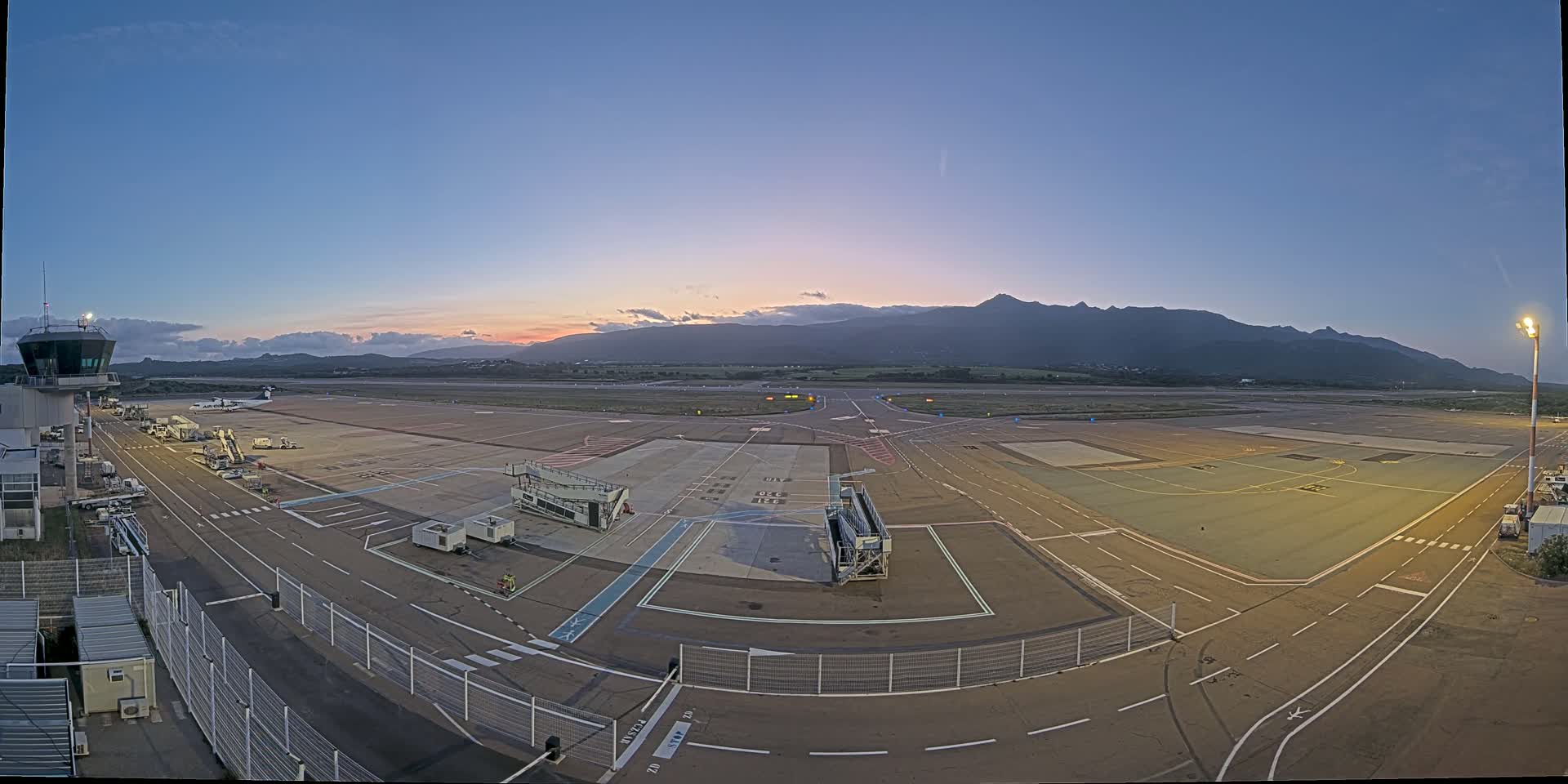 Corsica, Aeroport Figari Sud-Corse Airport FSC / LFKF Live Cam - Figari, Sartene, Corse-du-Sud, Corse, France