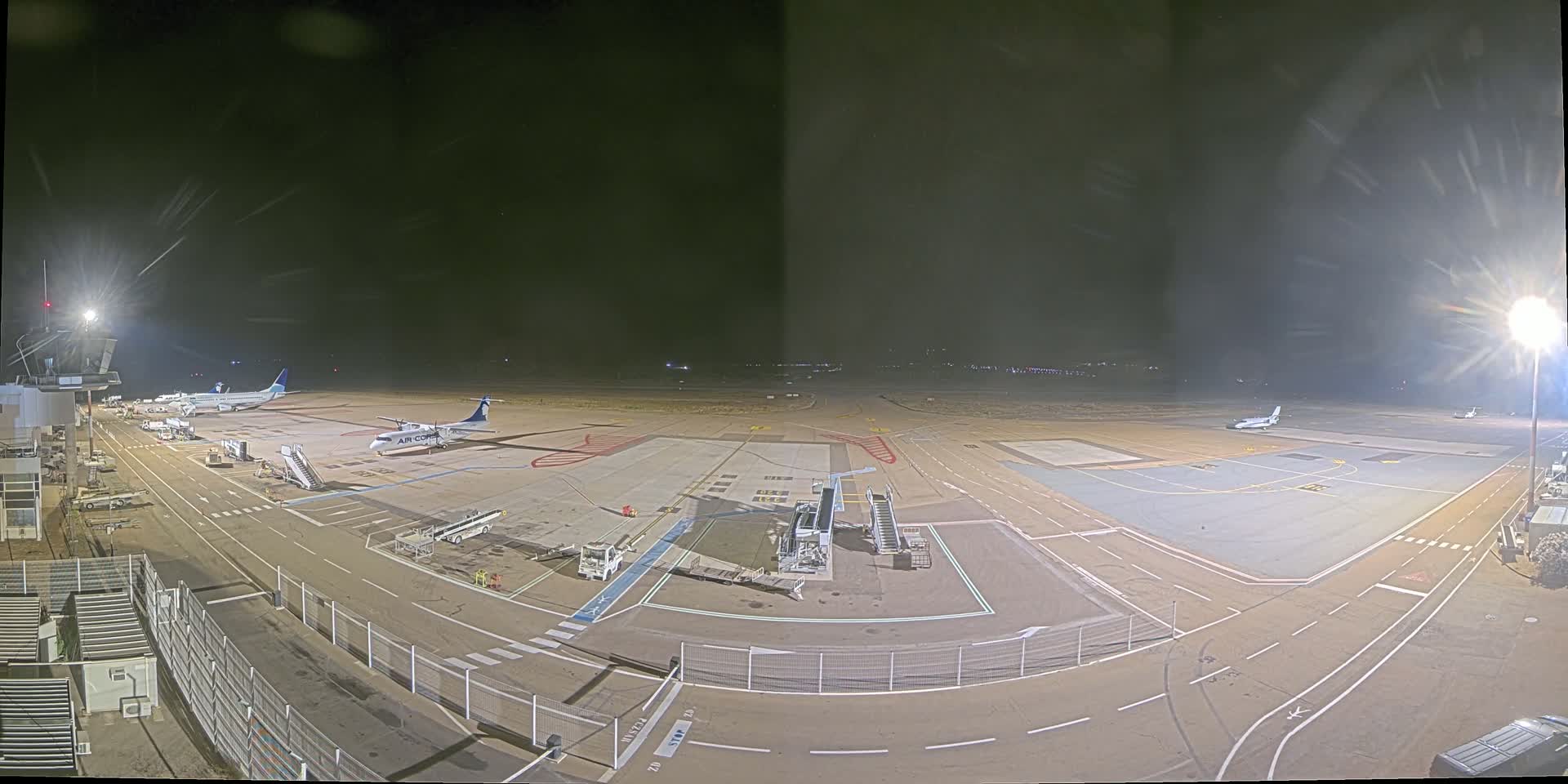 Corsica, Aeroport Figari Sud-Corse Airport FSC / LFKF Live Cam - Figari, Sartene, Corse-du-Sud, Corse, France