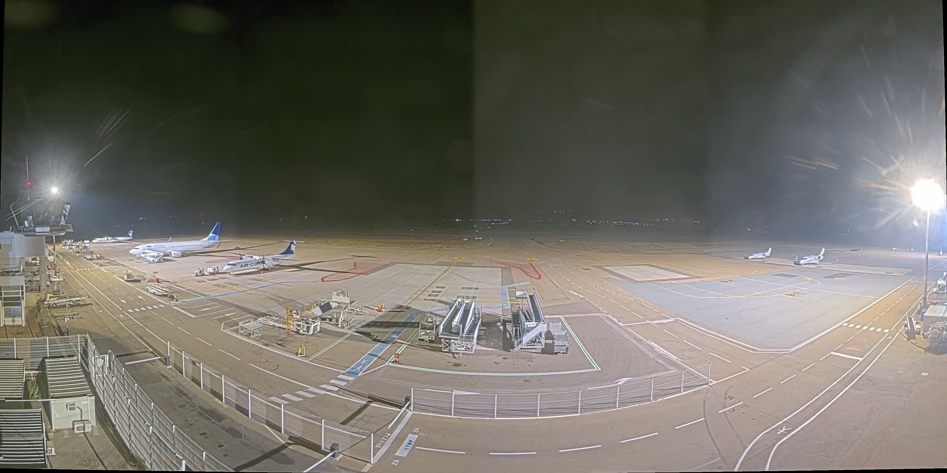 Corsica, Aeroport Figari Sud-Corse Airport FSC / LFKF Live Cam - Figari, Sartene, Corse-du-Sud, Corse, France