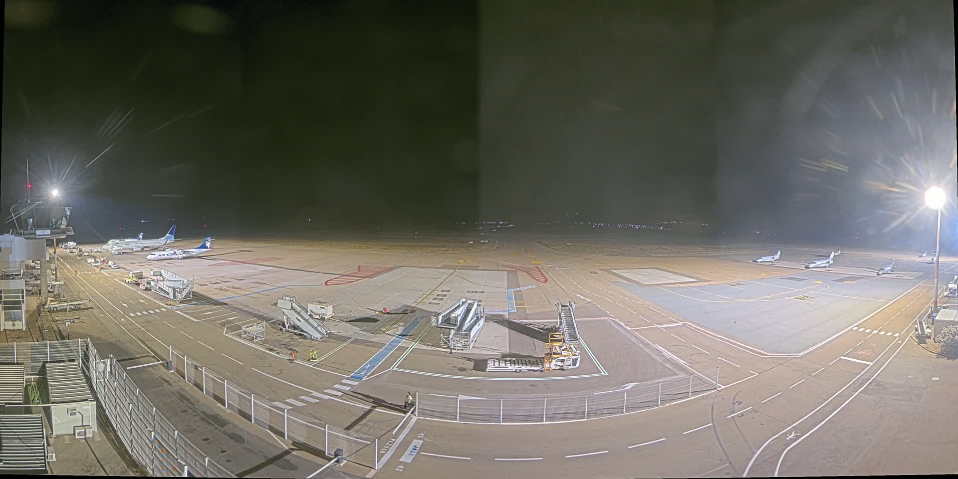 Corsica, Aeroport Figari Sud-Corse Airport FSC / LFKF Live Cam - Figari, Sartene, Corse-du-Sud, Corse, France
