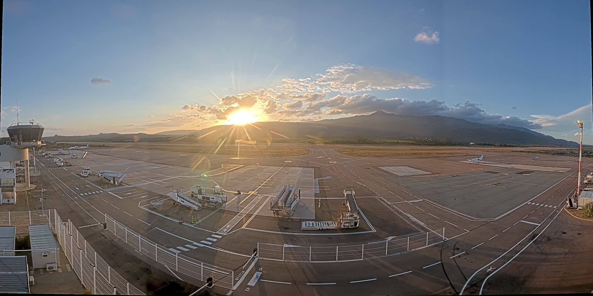Corsica, Aeroport Figari Sud-Corse Airport FSC / LFKF Live Cam - Figari, Sartene, Corse-du-Sud, Corse, France