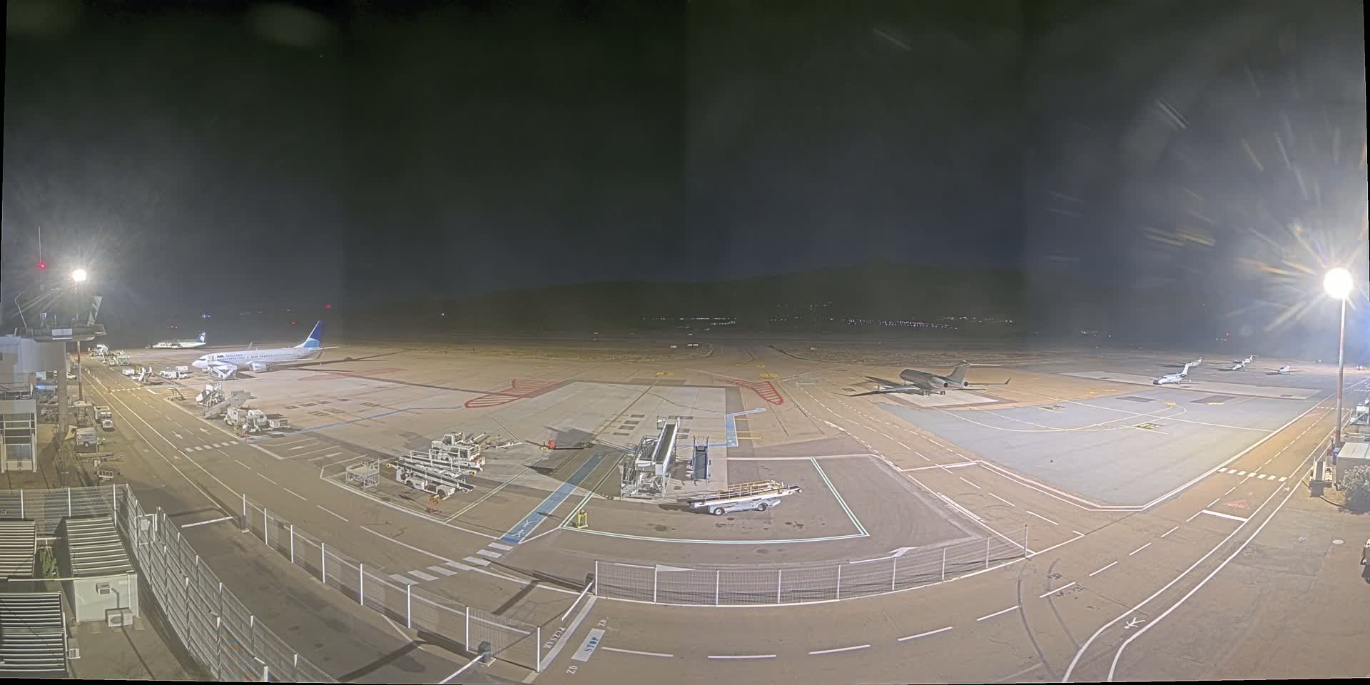 Corsica, Aeroport Figari Sud-Corse Airport FSC / LFKF Live Cam - Figari, Sartene, Corse-du-Sud, Corse, France