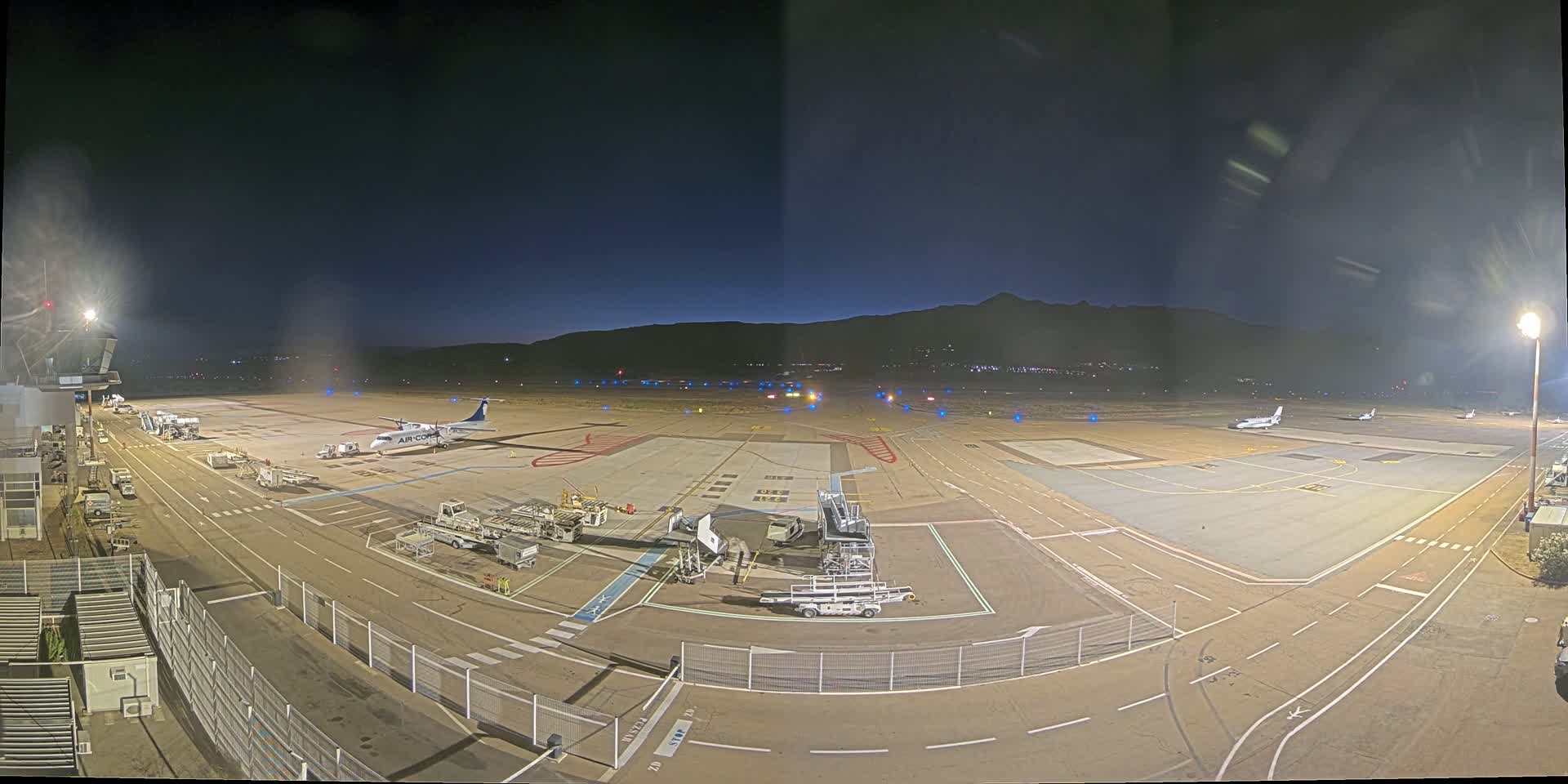 Corsica, Aeroport Figari Sud-Corse Airport FSC / LFKF Live Cam - Figari, Sartene, Corse-du-Sud, Corse, France