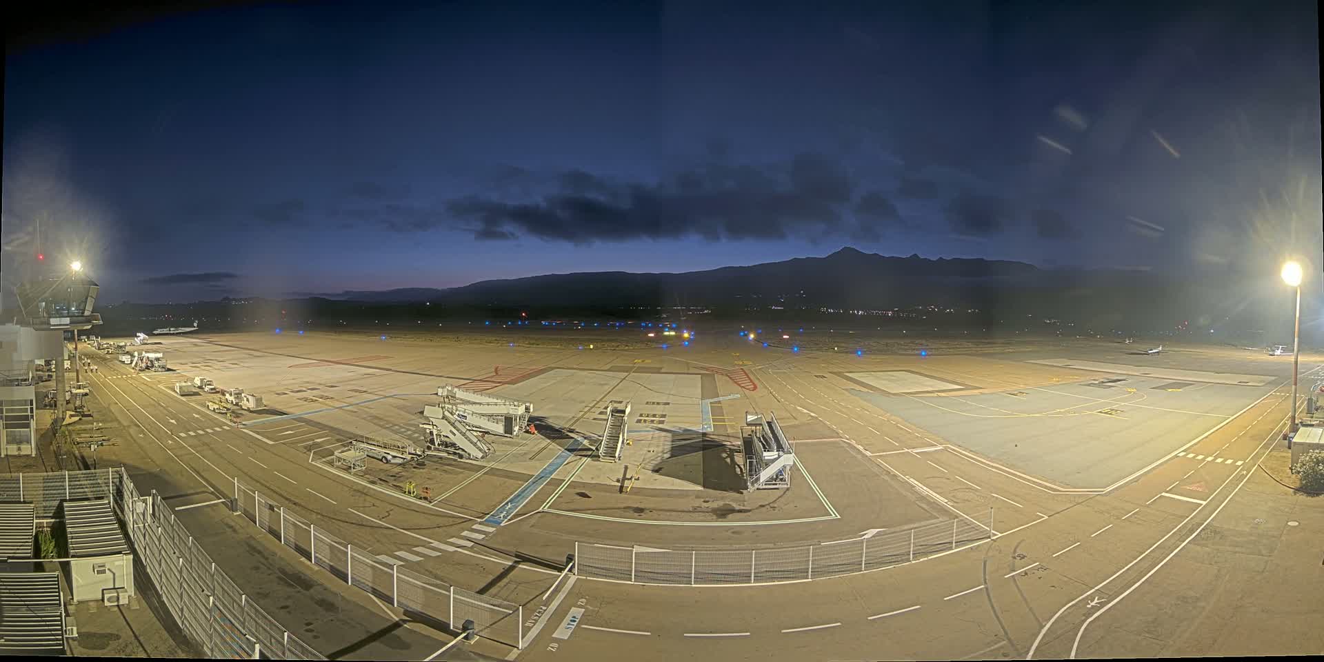 Corsica, Aeroport Figari Sud-Corse Airport FSC / LFKF Live Cam - Figari, Sartene, Corse-du-Sud, Corse, France