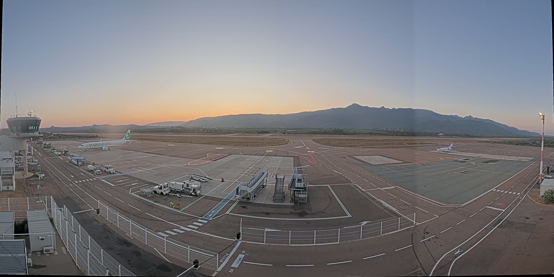 Corsica, Aeroport Figari Sud-Corse Airport FSC / LFKF Live Cam - Figari, Sartene, Corse-du-Sud, Corse, France