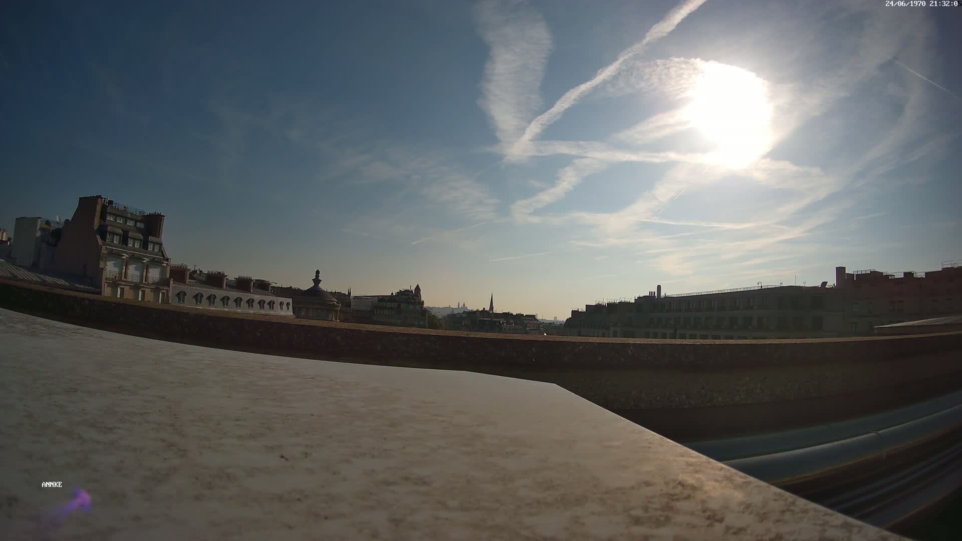 Paris Skyline Live Cam - Paris, Métropole du Grand Paris,  Île-de-France, France