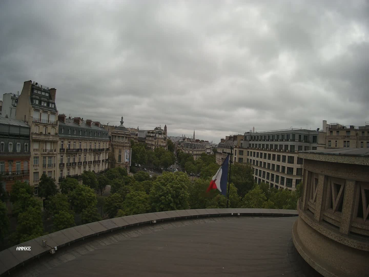 Paris Skyline Live Cam - Paris, Métropole du Grand Paris,  Île-de-France, France