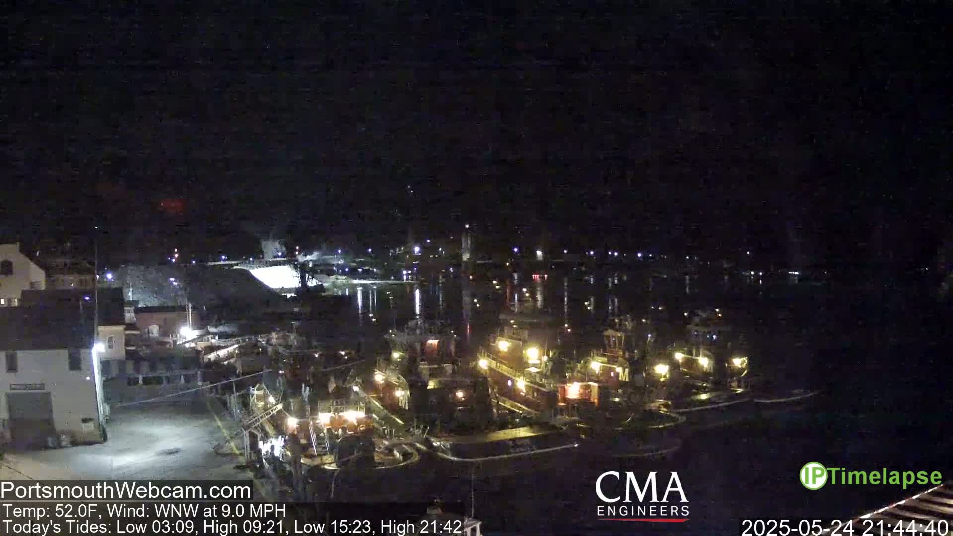 Old Harbor Tugboats & Shipping Live Cam -  Portsmouth, New Hampshire, USA