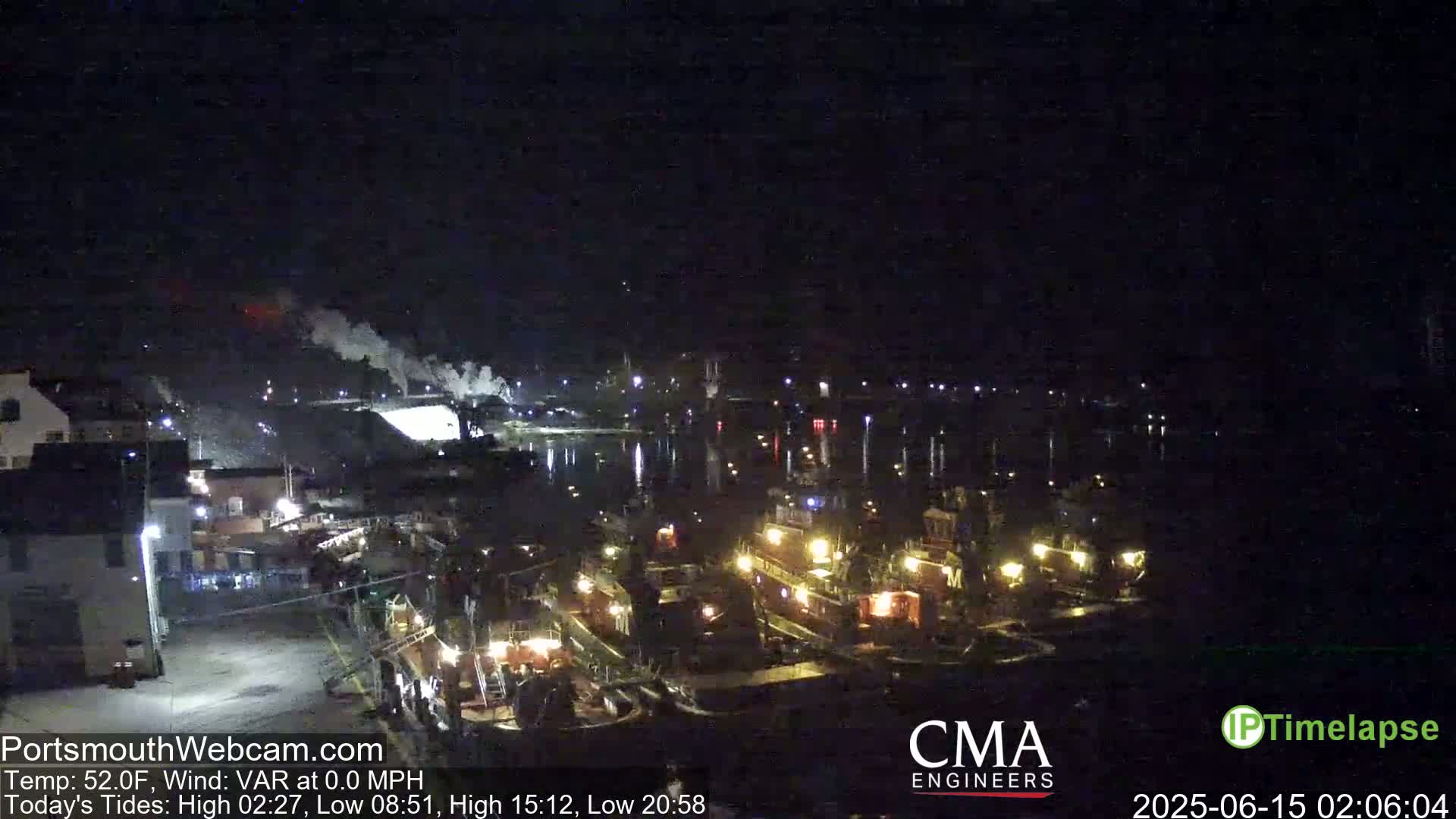 Old Harbor Tugboats & Shipping Live Cam -  Portsmouth, New Hampshire, USA