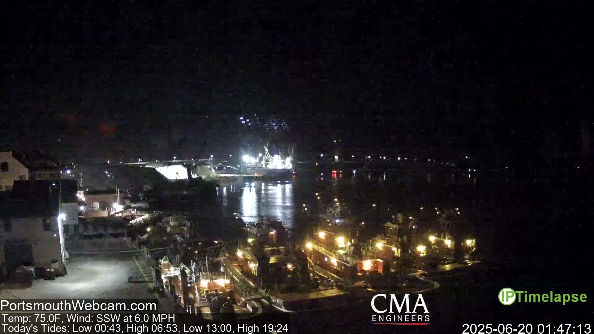 Old Harbor Tugboats & Shipping Live Cam -  Portsmouth, New Hampshire, USA