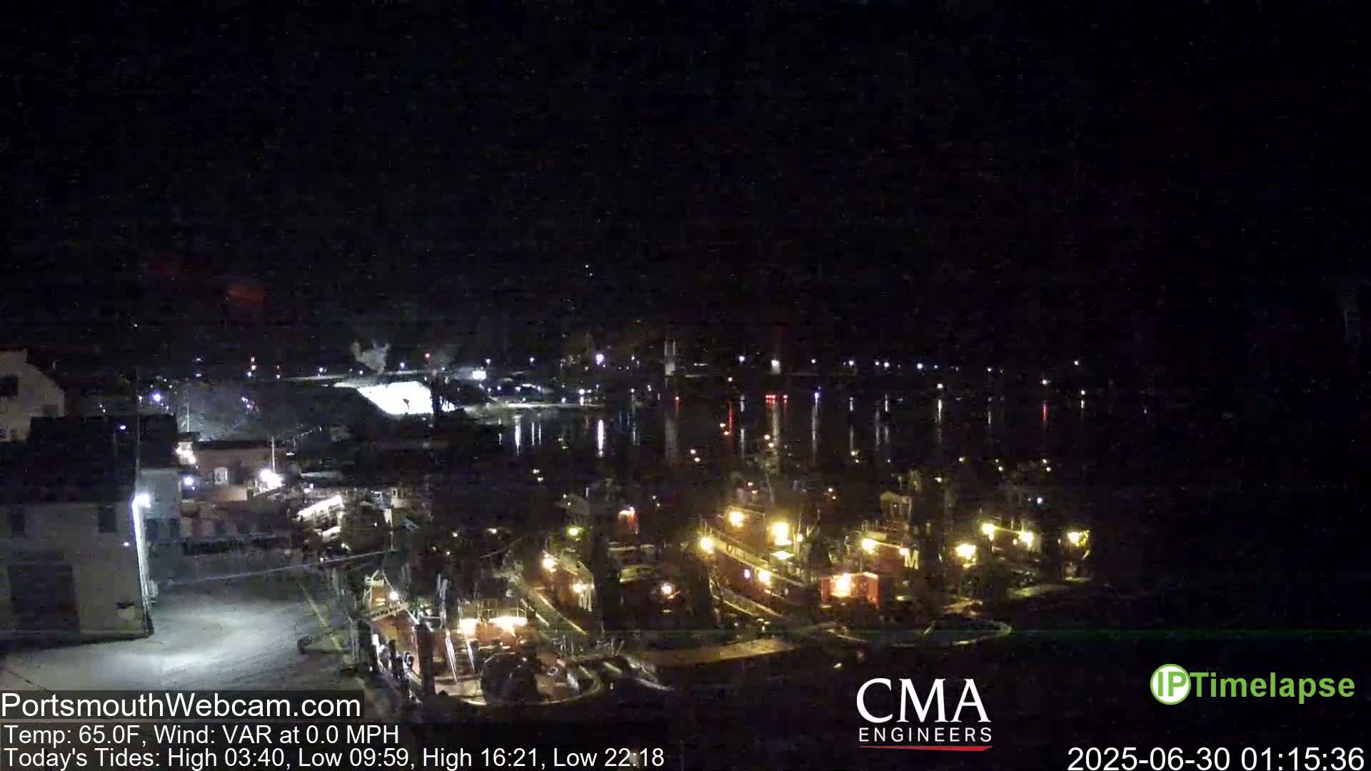 Old Harbor Tugboats & Shipping Live Cam -  Portsmouth, New Hampshire, USA