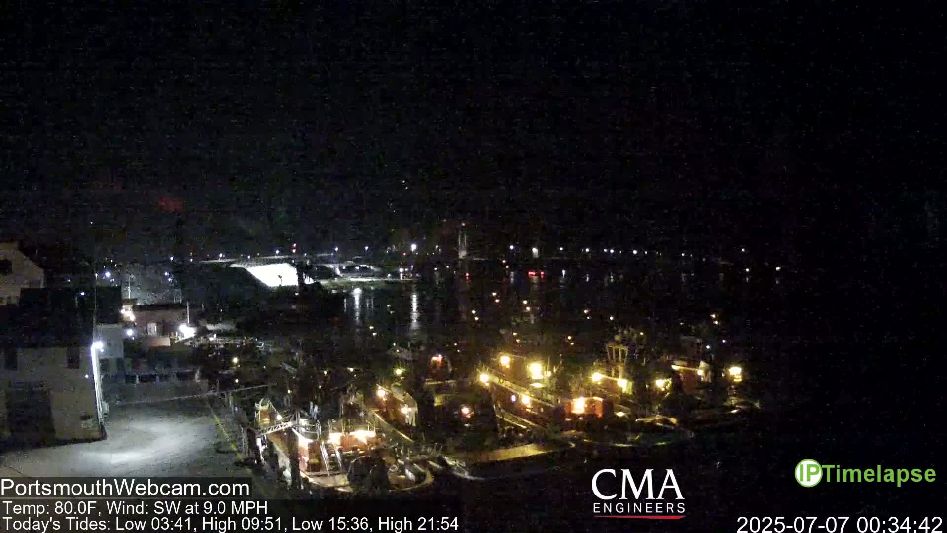 Old Harbor Tugboats & Shipping Live Cam -  Portsmouth, New Hampshire, USA
