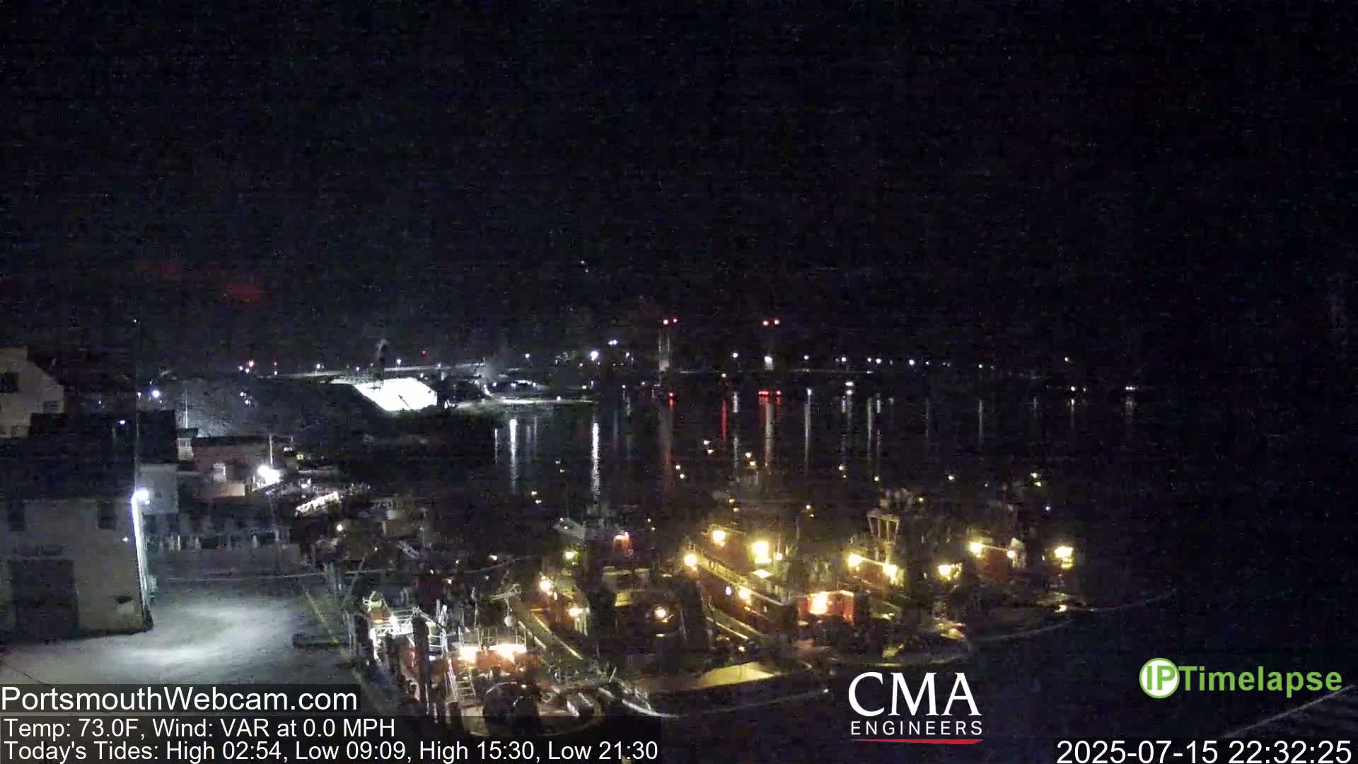 Old Harbor Tugboats & Shipping Live Cam -  Portsmouth, New Hampshire, USA