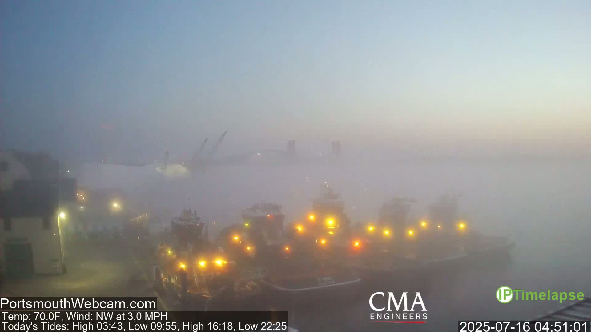 Old Harbor Tugboats & Shipping Live Cam -  Portsmouth, New Hampshire, USA