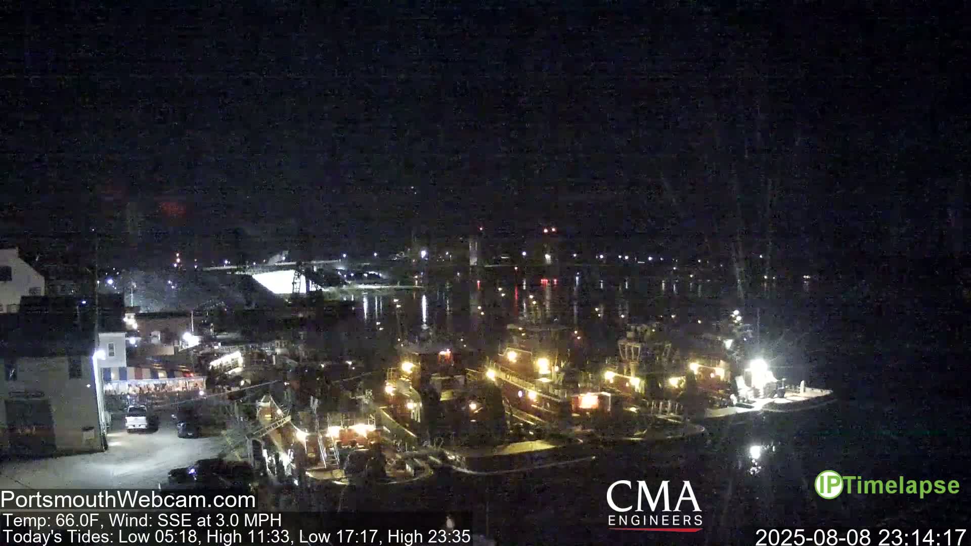 Old Harbor Tugboats & Shipping Live Cam -  Portsmouth, New Hampshire, USA